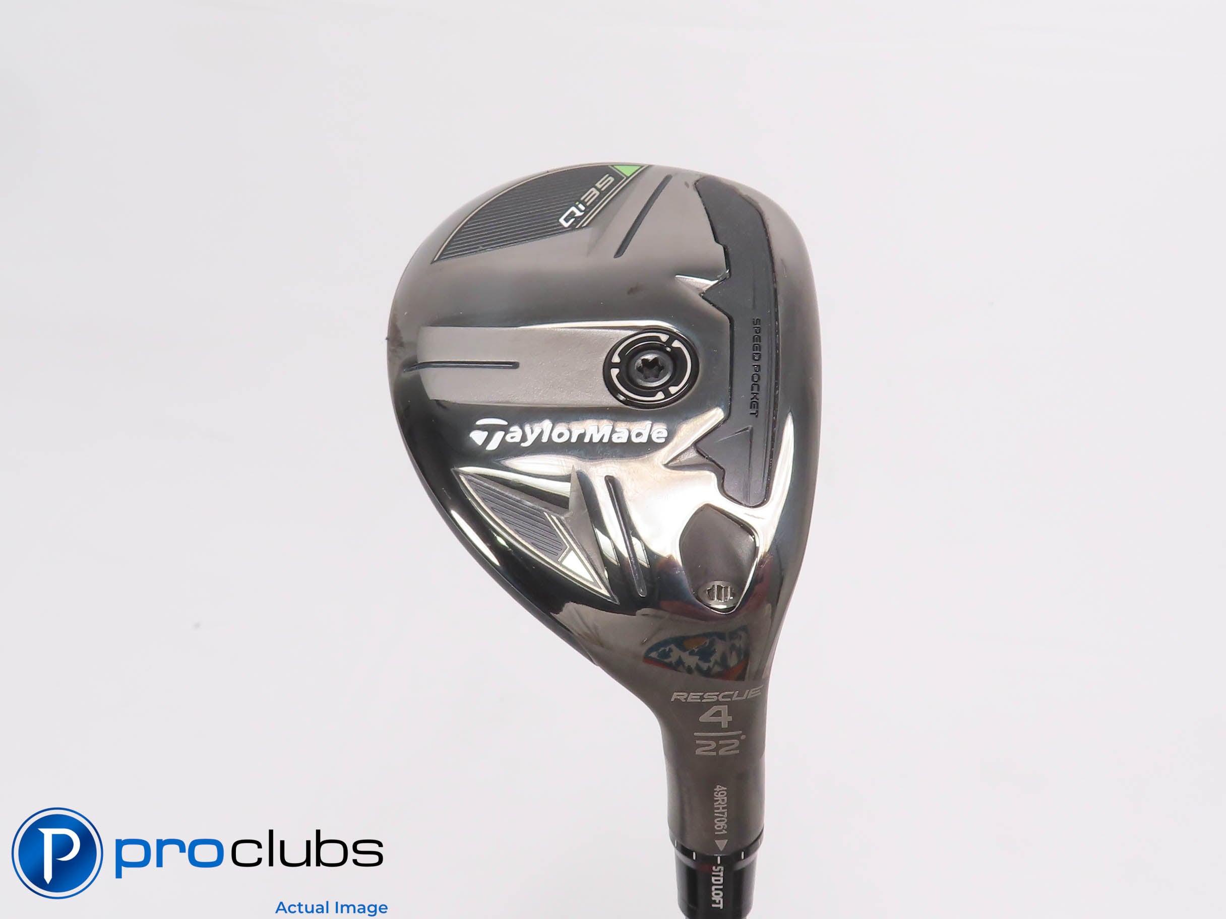 Mint! TaylorMade Qi35 22* 4 Hybrid - Fujikura Ventus 6-R Regular Flex - 469307