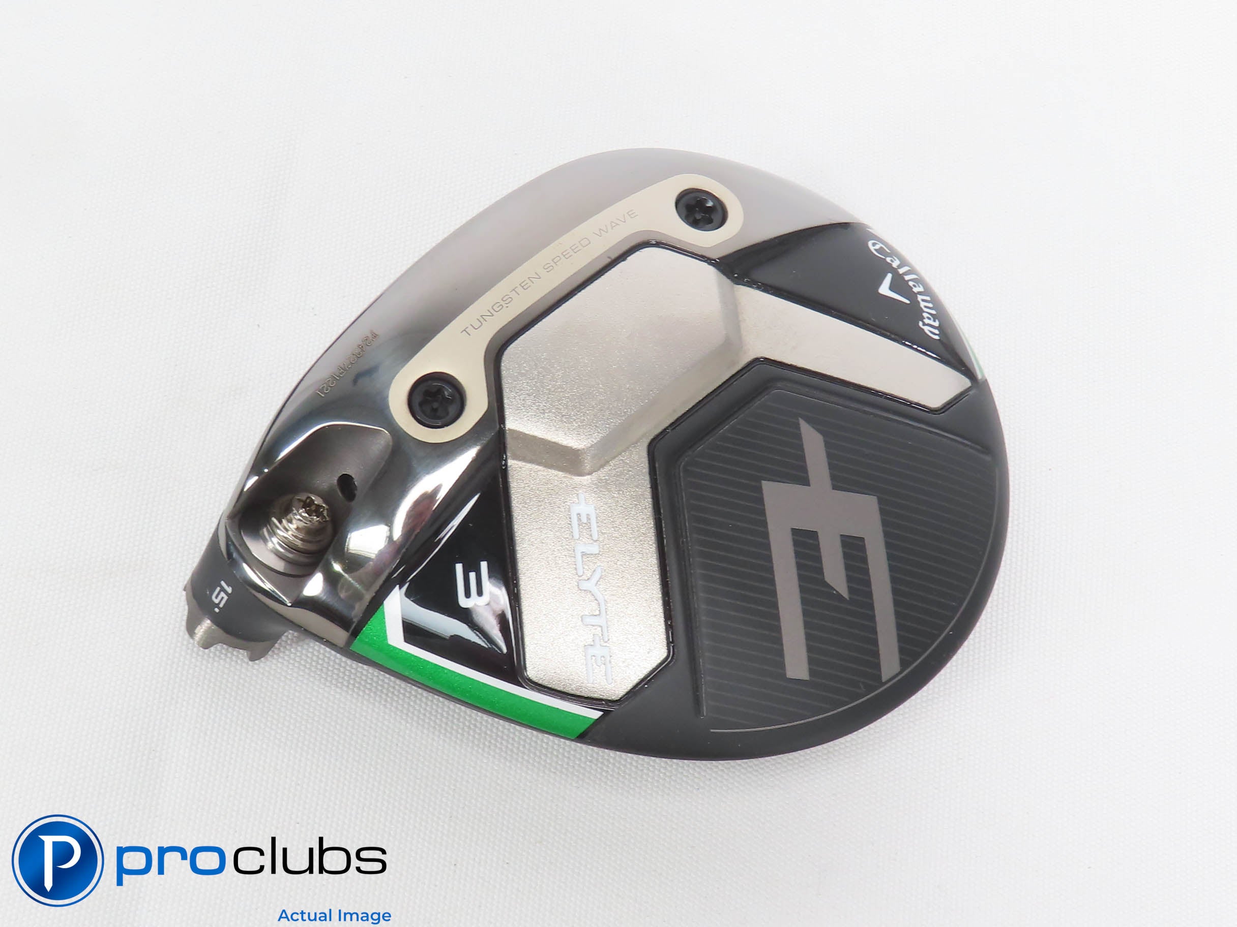 Left Handed Callaway ELYTE 15* 3 Wood - Head Only - L/H - 469388