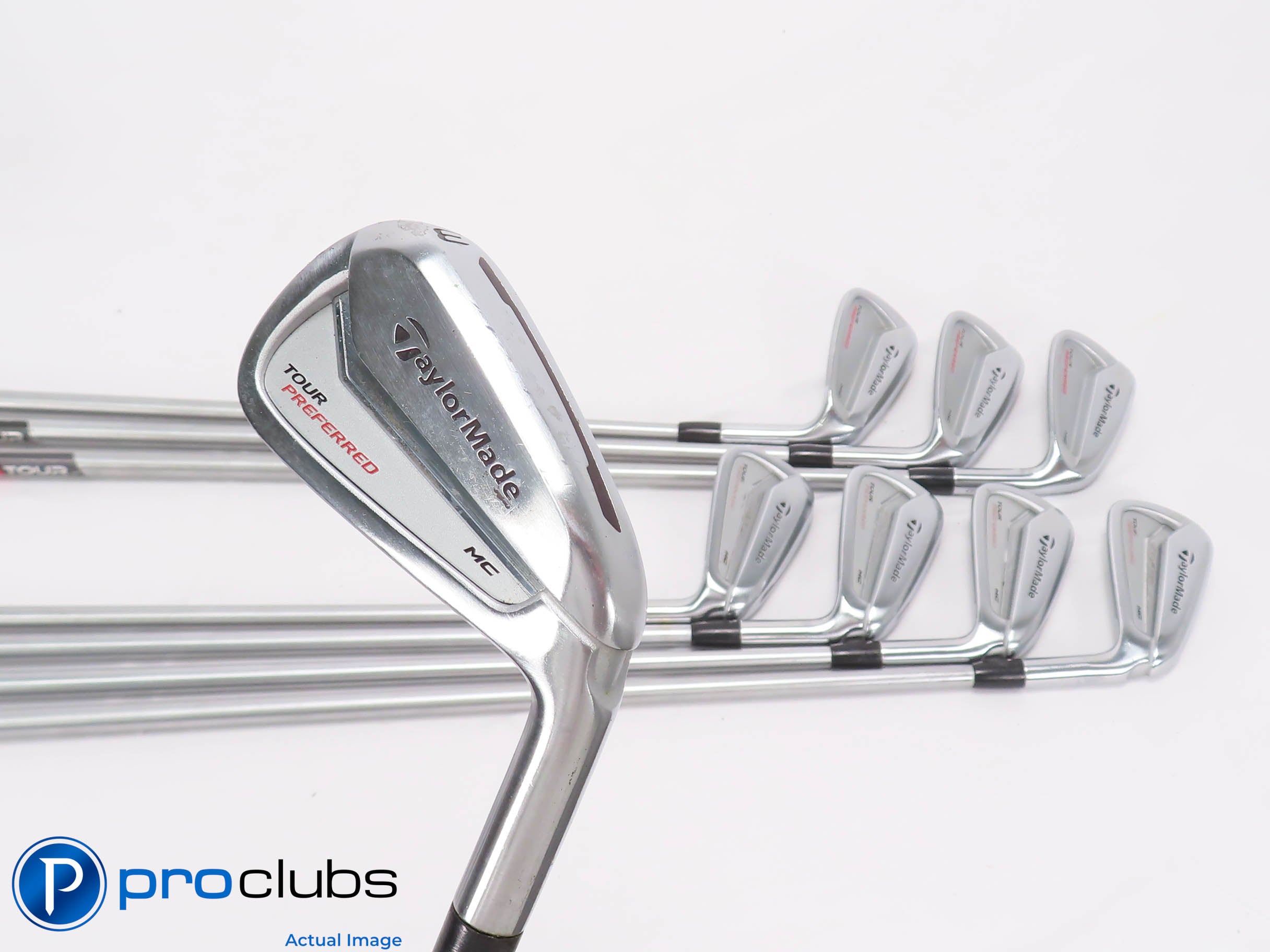 TaylorMade '14 TP MC 3-PW IRON SET -KBS CTaper 120 Stiff Flex Steel +1/2" 469065