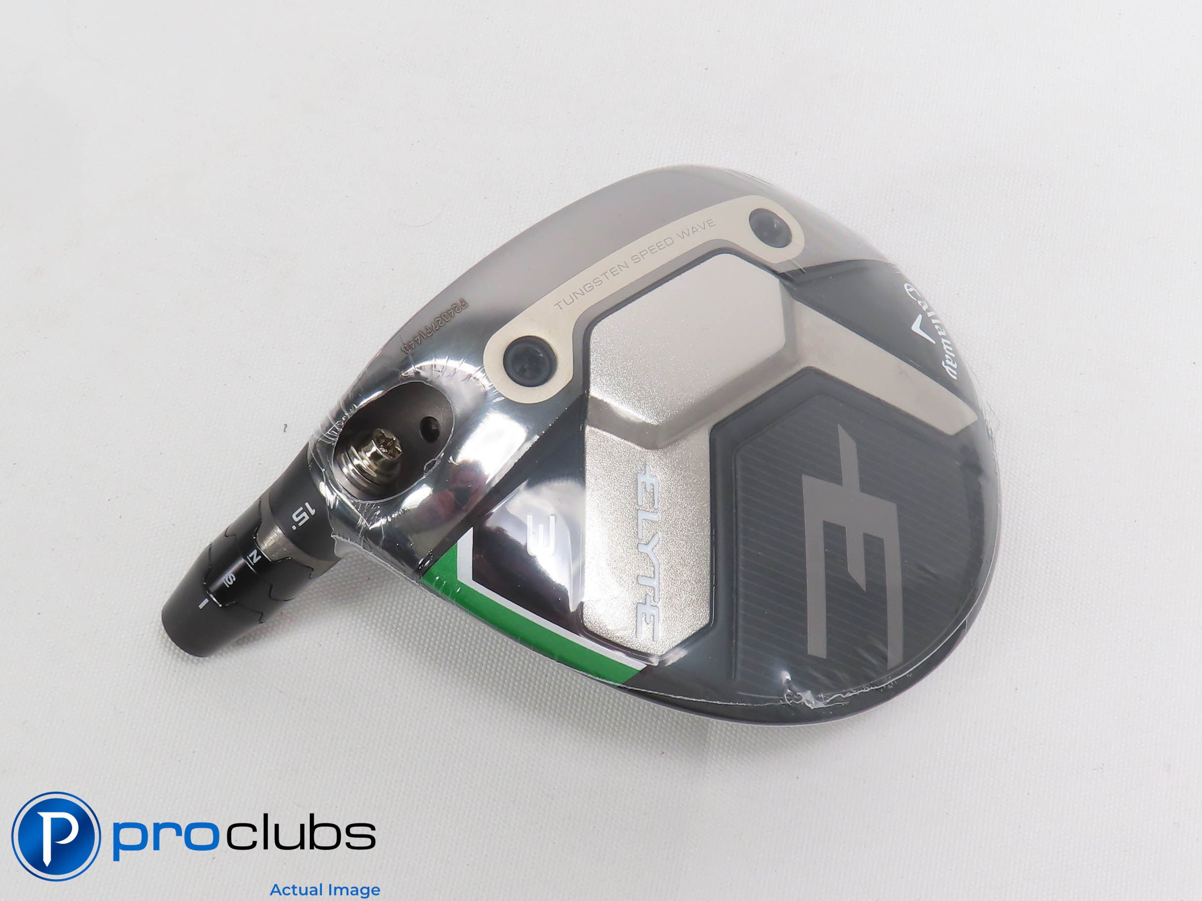 NEW Left Handed Callaway ELYTE 15* 3 Wood HEAD ONLY w/Adapter 468864