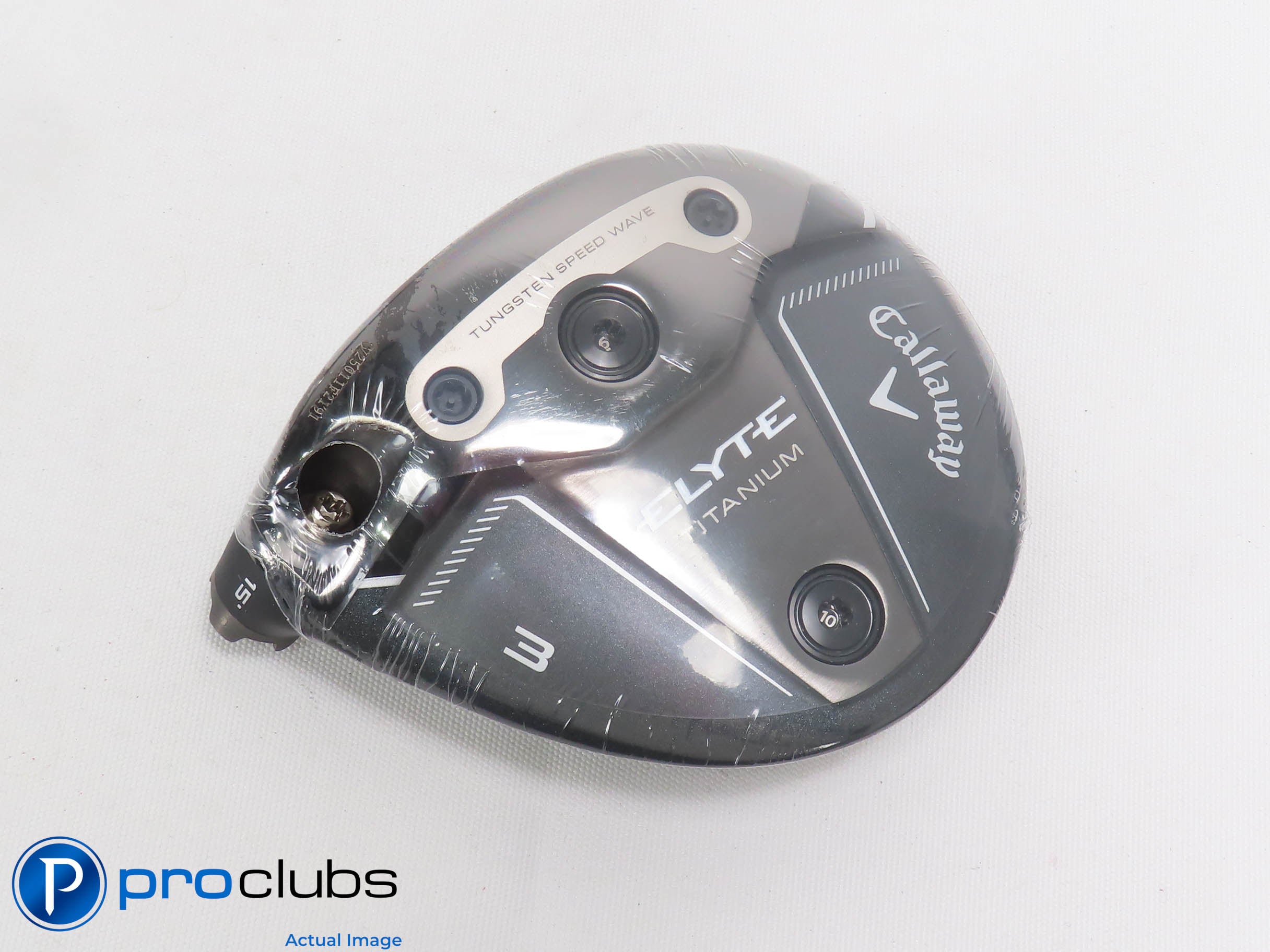 NEW Left Handed Callaway ELYTE Titanium 15* 3 Wood HEAD ONLY 468856