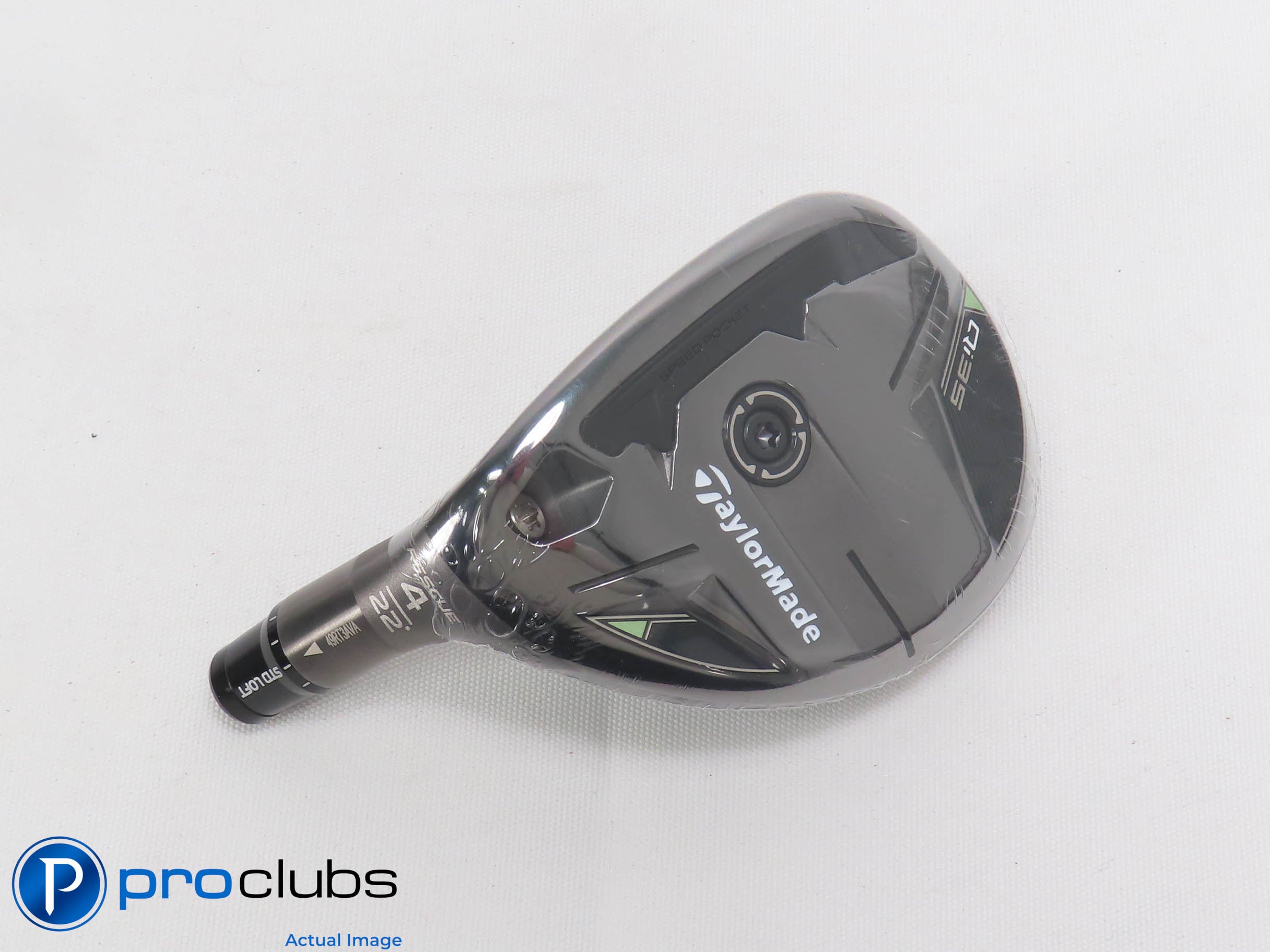 NEW Left Handed TaylorMade Qi35 22* 4 Hybrid HEAD ONLY w/Adapter 468878
