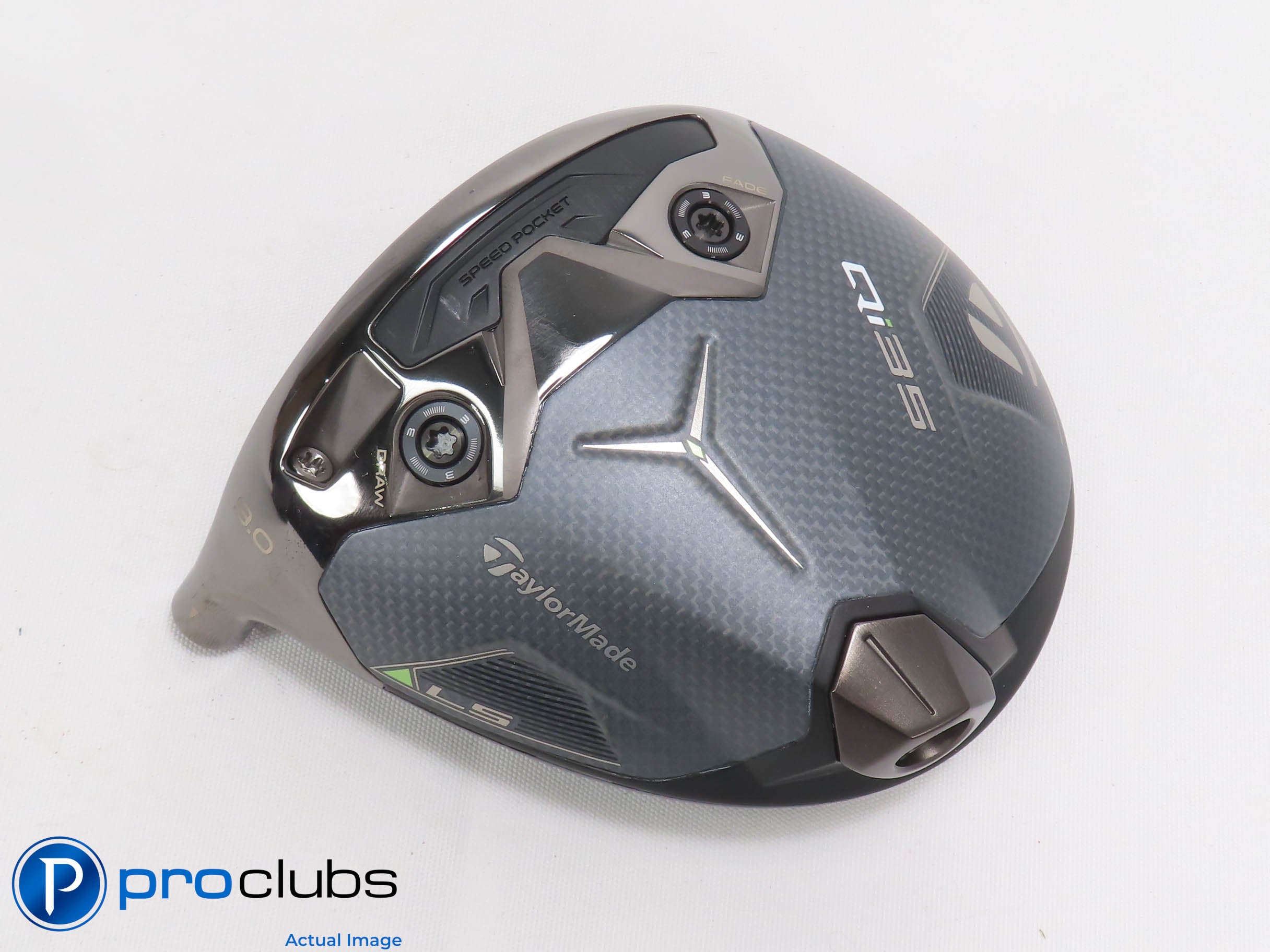 Nice Left Handed TaylorMade Qi35 LS 9* Driver HEAD ONLY 469217