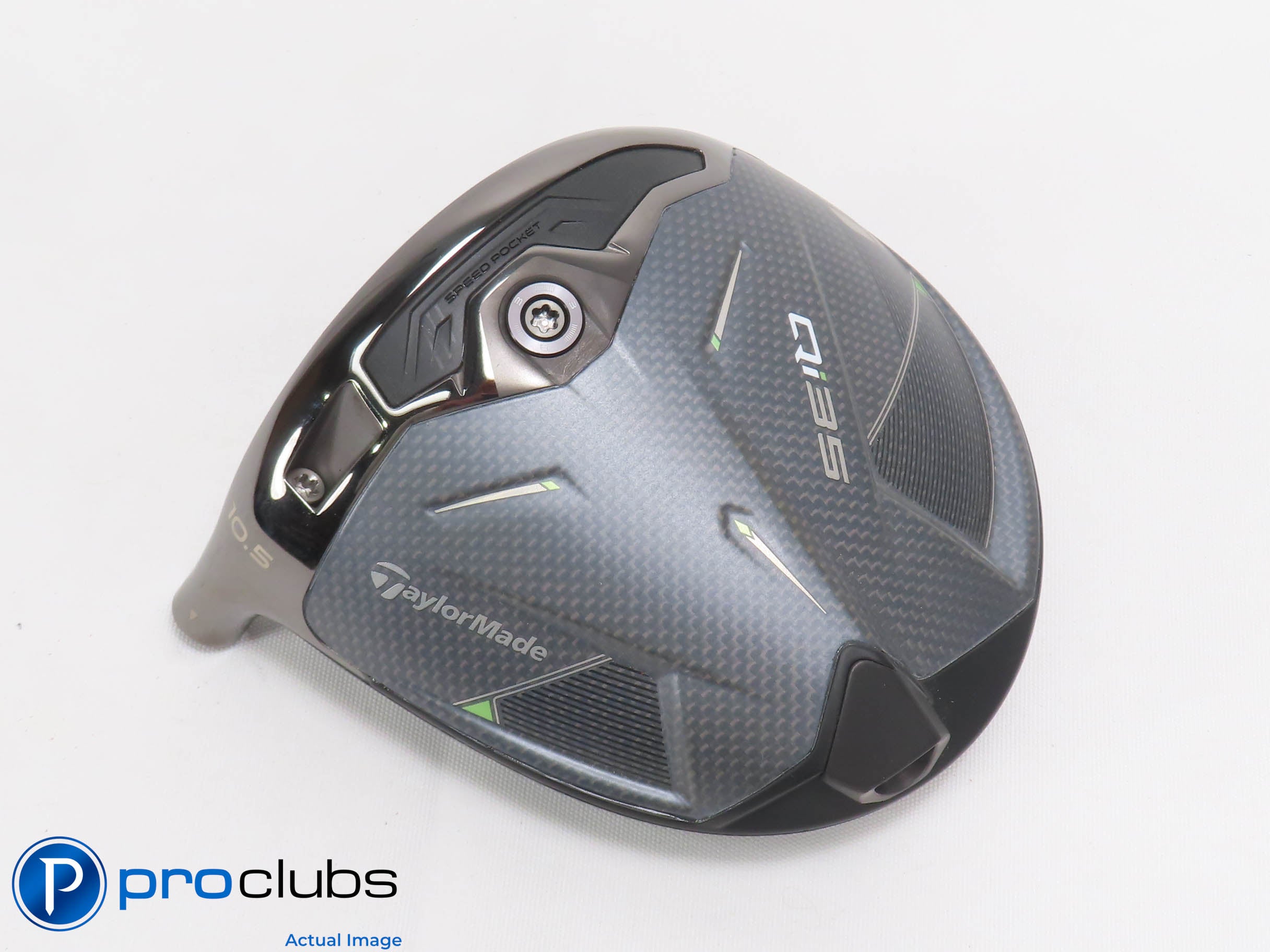 Nice Left Handed TaylorMade Qi35 10.5* Driver HEAD ONLY 469216