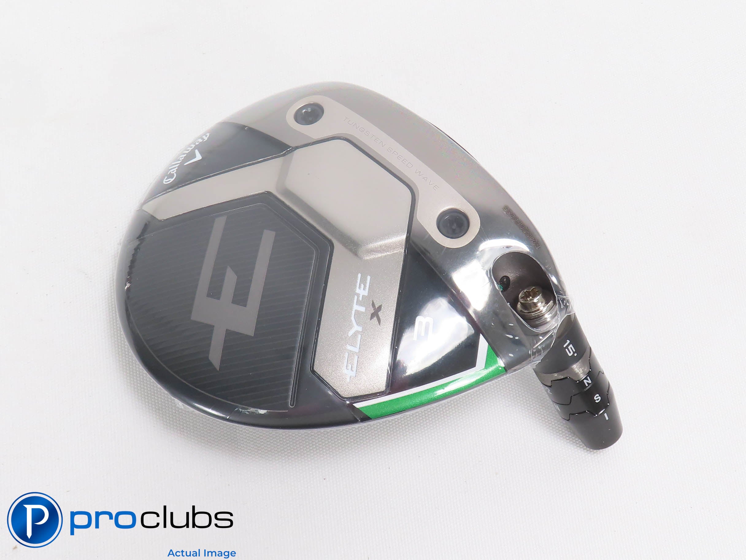 NEW Callaway ELYTE X 15* 3 Wood HEAD ONLY w/Adapter 468869