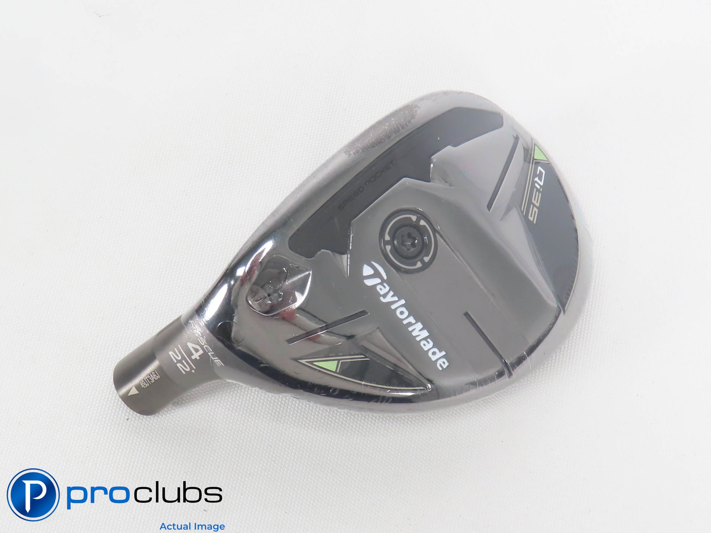 New! Left Handed TaylorMade Qi35 Rescue 22* 4 Hybrid - Head Only - 469308