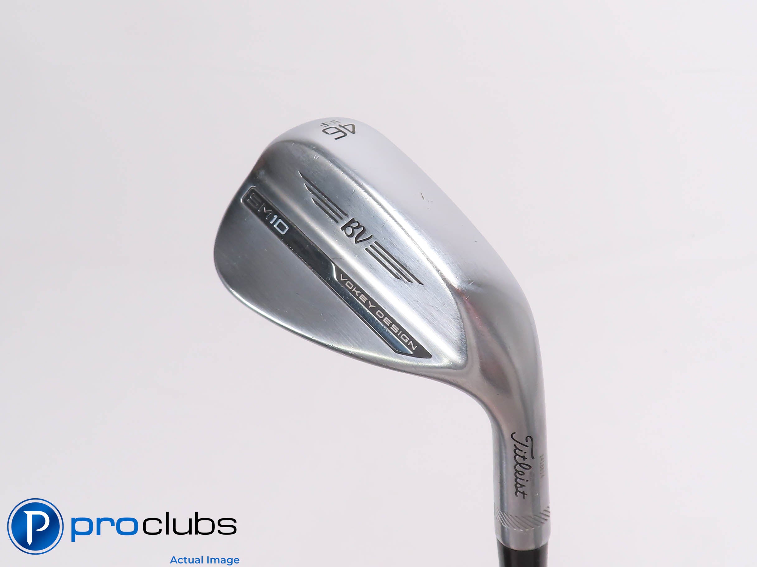 Titleist Vokey SM10 46*(10*) Wedge F-Grind - SteelFiber fc115 Stiff - 469035