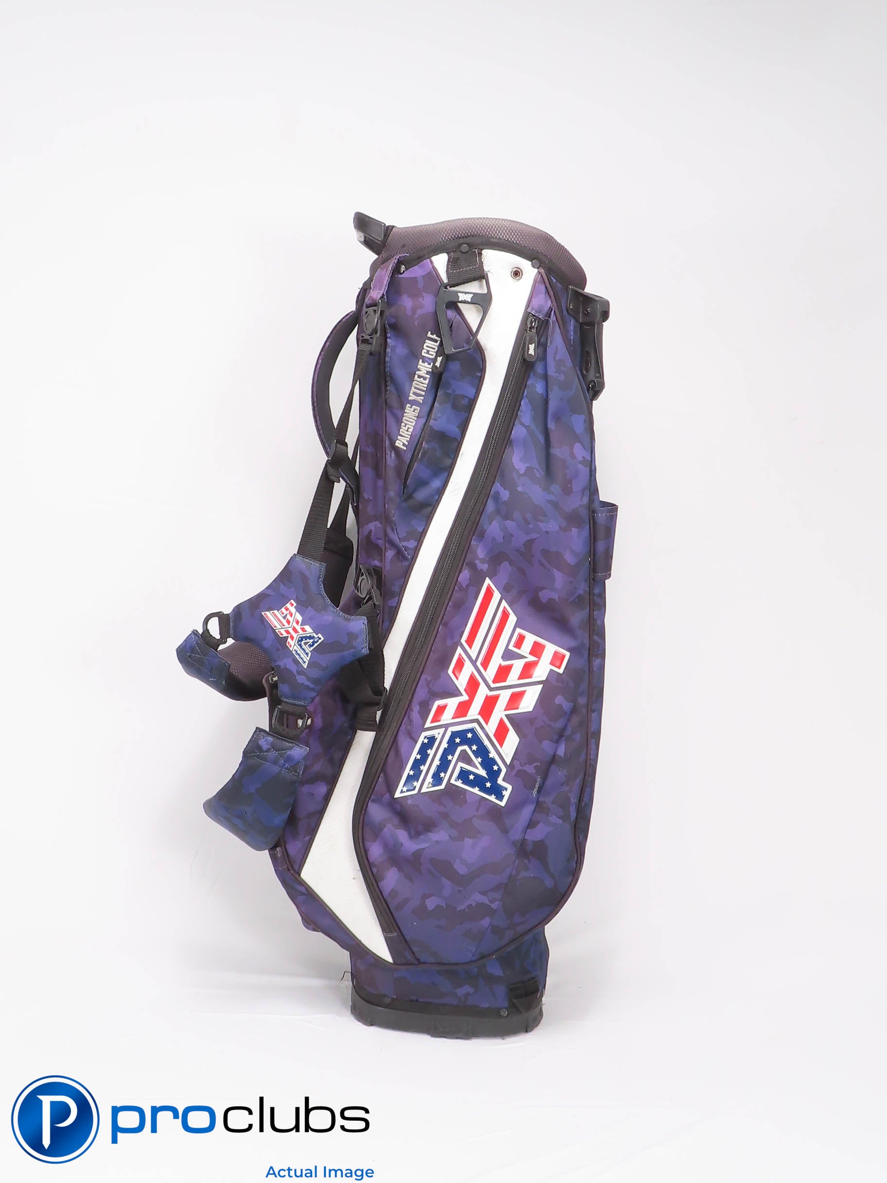 PXG Stars and Stripes Carry / Stand Golf Bag - Blue Camo 469029