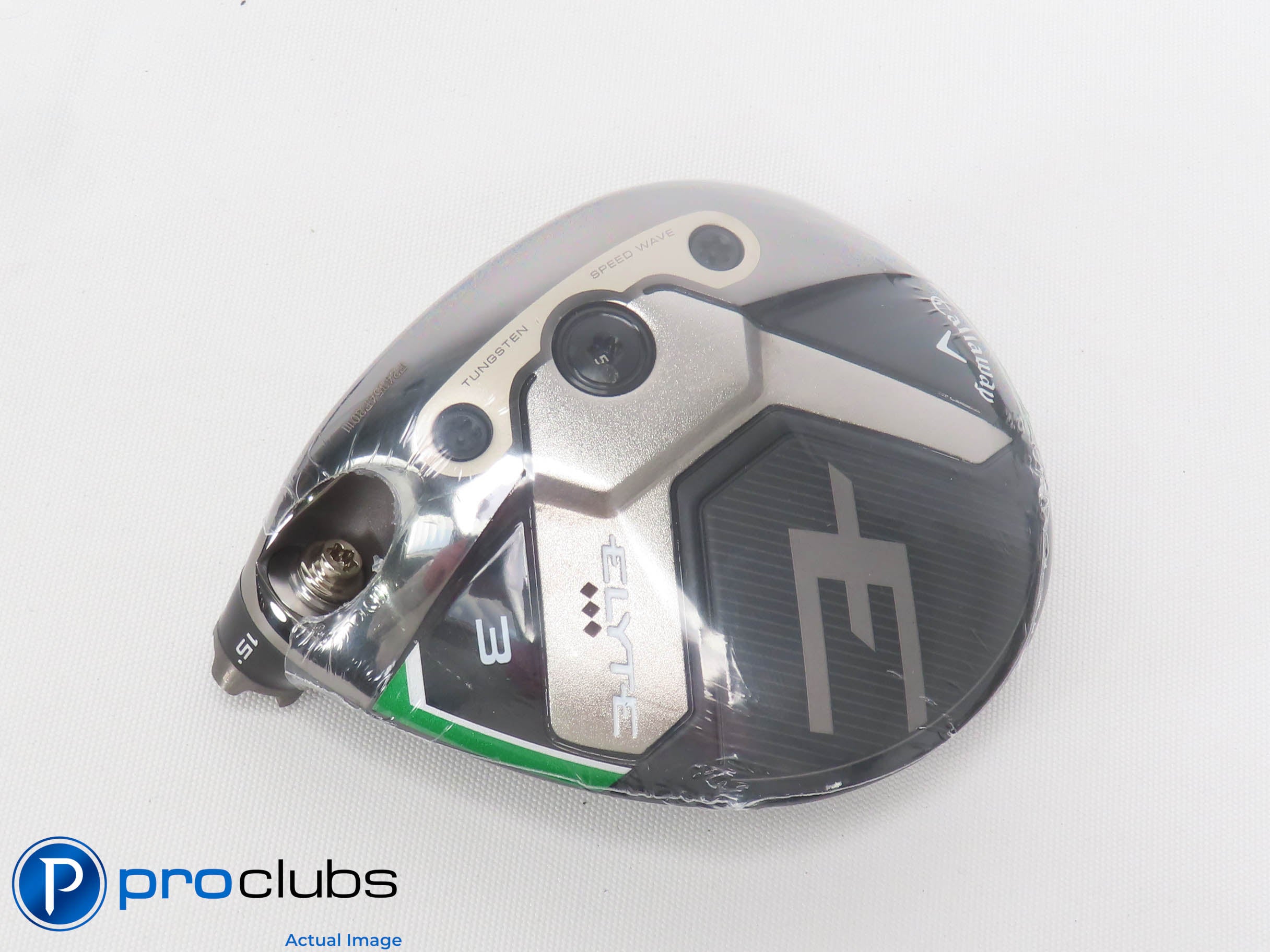 New! Left Handed Callaway ELYTE Triple Diamond 15* 3 Wood - Head Only - 469247