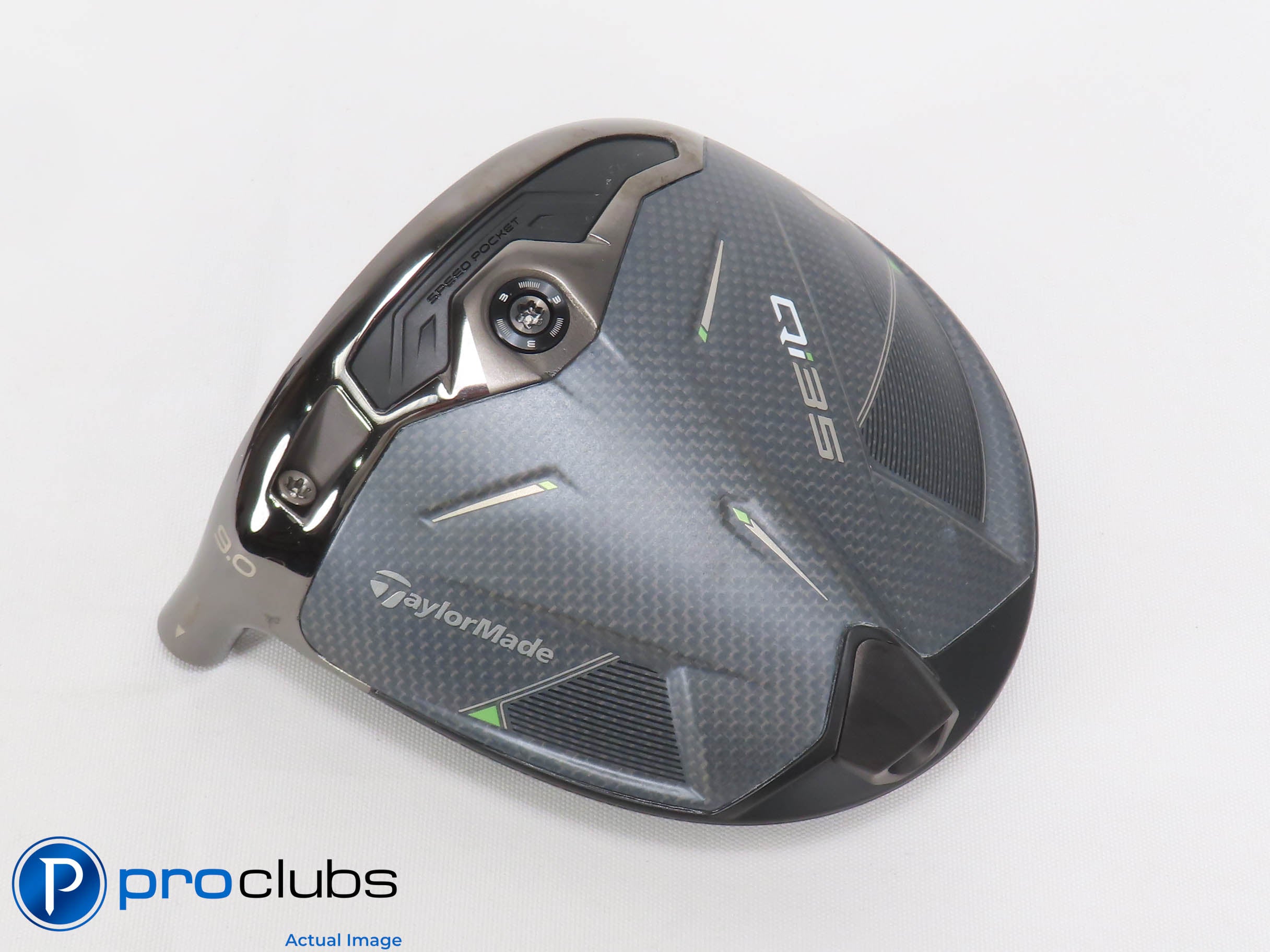 Mint! Left Handed TaylorMade Qi35 9* Driver - Head Only - L/H - 469163