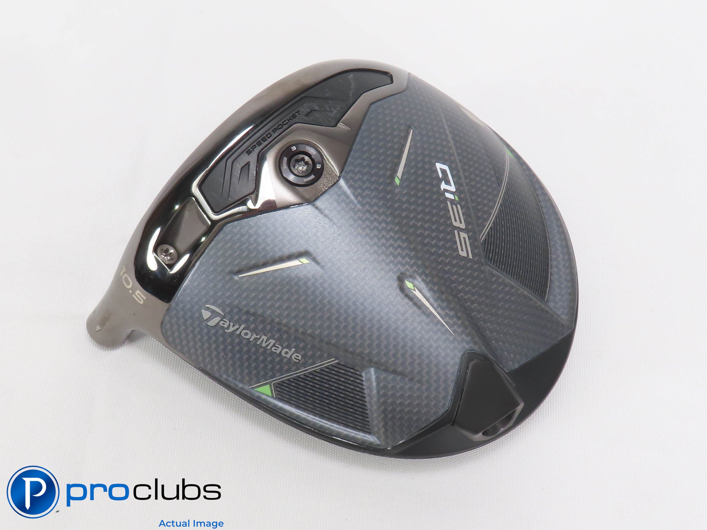 Mint! Left Handed TaylorMade Qi35 10.5* Driver - Head Only - L/H - 469165