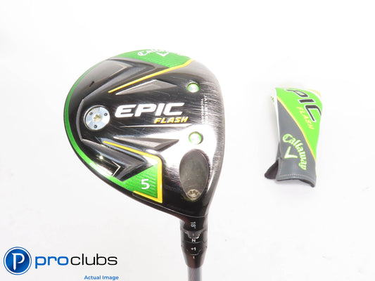 Callaway Epic Flash 18* 5 WOOD w/Cover - Even Flow 55g 5.5 Regular Flex 427037