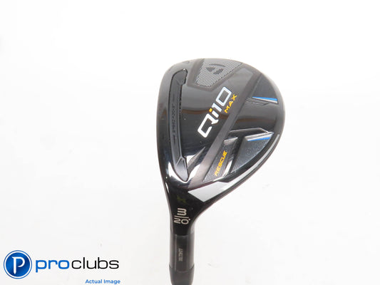 Nice Left Handed TaylorMade Qi10 MAX 20* 3 HYBRID - Pro2.0 7 Regular Flex 426842