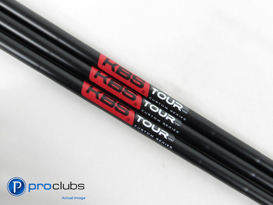 New 3 Piece - KBS TOUR CUSTOM SERIES Matte Black X-Flex Wedge Shaft Set #425548