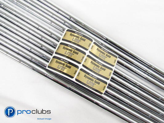 New DYNAMIC GOLD LITE R400 Regular Flex Steel Shaft Set (3-PW, W) #420361