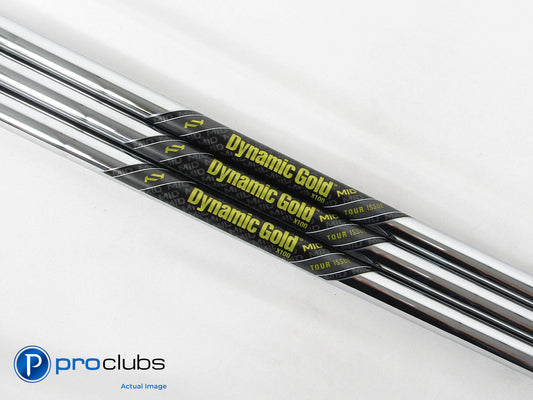 New Dynamic Gold MID TOUR ISSUE X100 X-Flex Steel Wedge Shaft Set .355" 424610