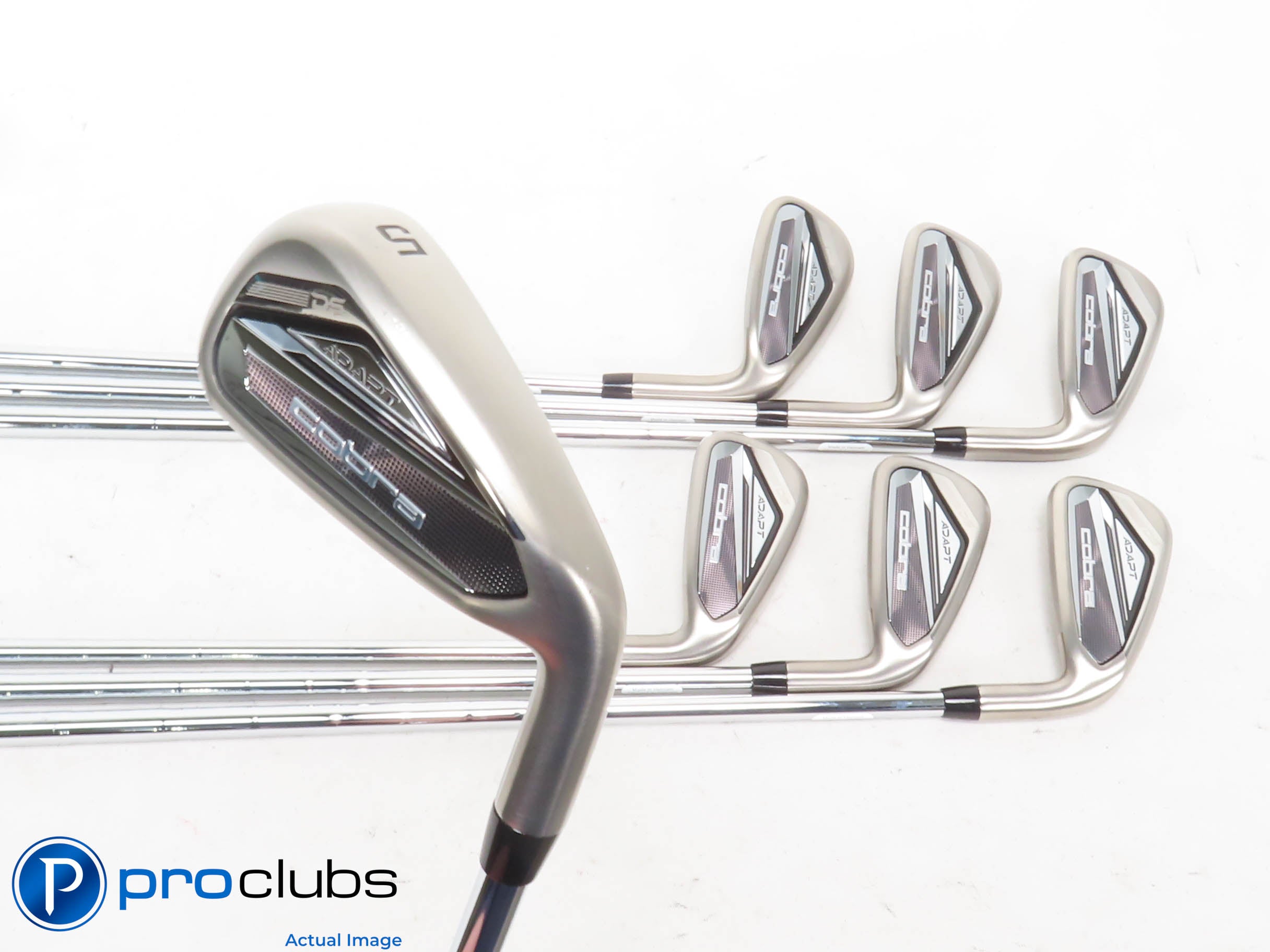 NEW Cobra '25 DS ADAPT 5-PW,GW IRON SET - KBS Tour Lite Stiff Flex -1/2" 427347