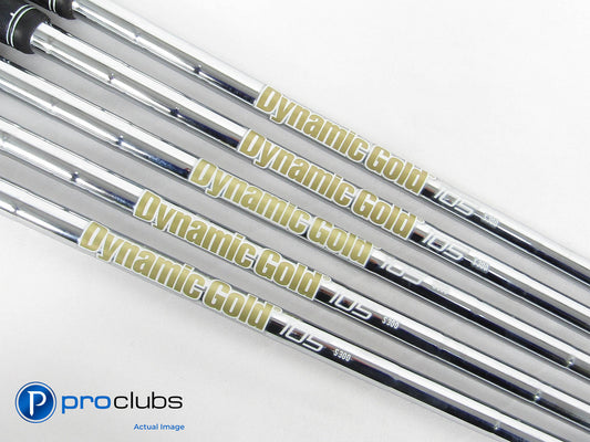 Dynamic Gold 105 S300 Stiff Flex Steel Shaft Set (5-9-iron) .355" Taper #424451