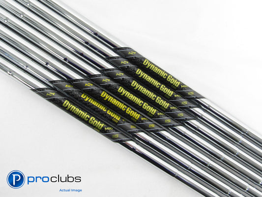 Dynamic Gold MID 115 S300 Stiff Flex Iron Shafts 4-PW Std #424527