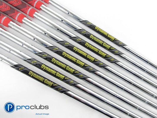 Dynamic Gold MID 115 R300 Regular Flex Iron Shaft Set (4-PW, W) .355" Tip 425346