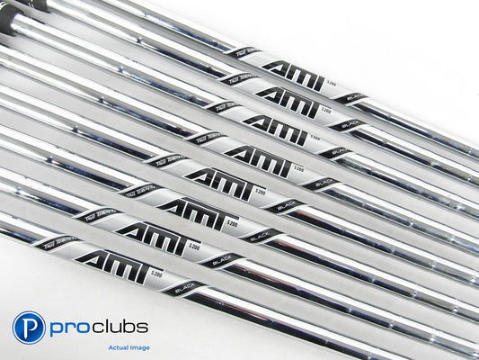 True Temper AMT Black Stiff Flex S200 Steel Iron Shaft Set .355" Tip #420838