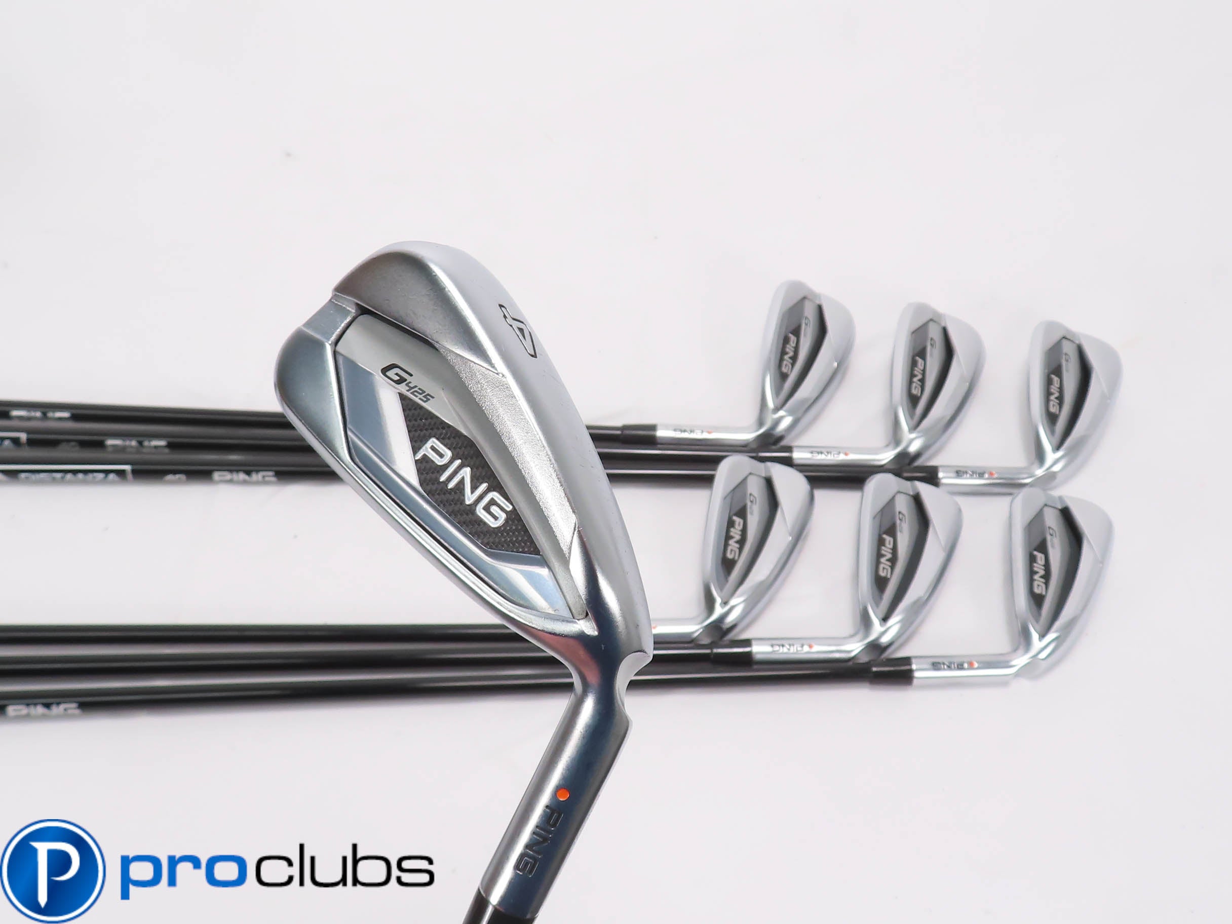 Nice Ping G425 4-PW IRON SET Orange Dot Distanza 40 Senior Flex Graphite 469481