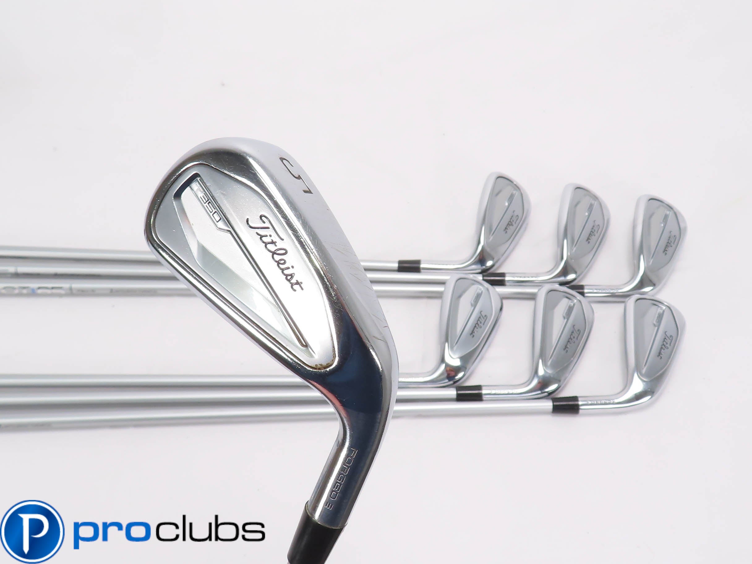 Titleist '23 T350 5-PW,GW IRON SET - OTi 85 Stiff Flex Graphite +1/4" 469446