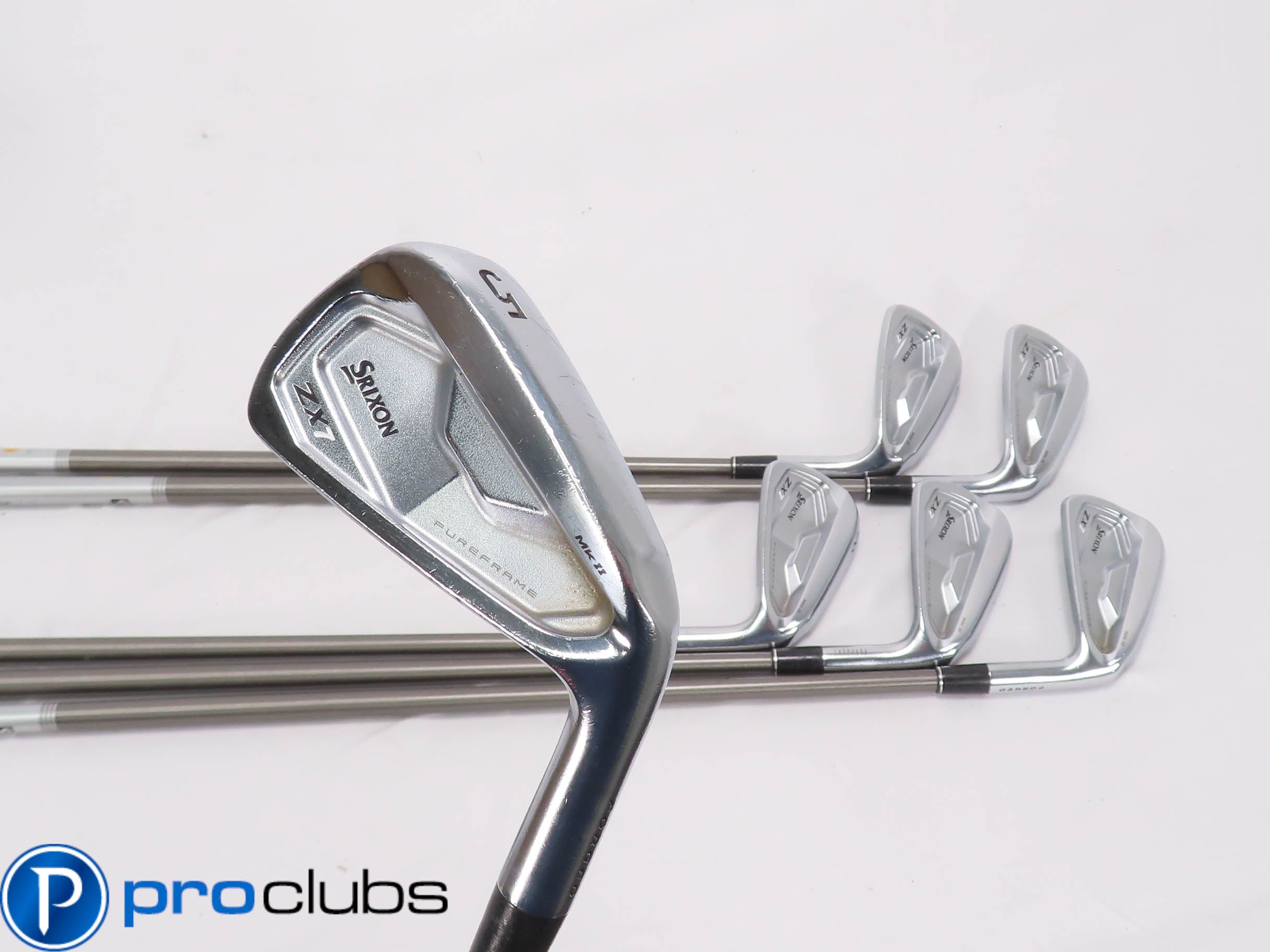 Srixon ZX7 MK II 5-PW IRON SET - Steelfiber 95 Stiff Flex Graphite +3/4" 469467