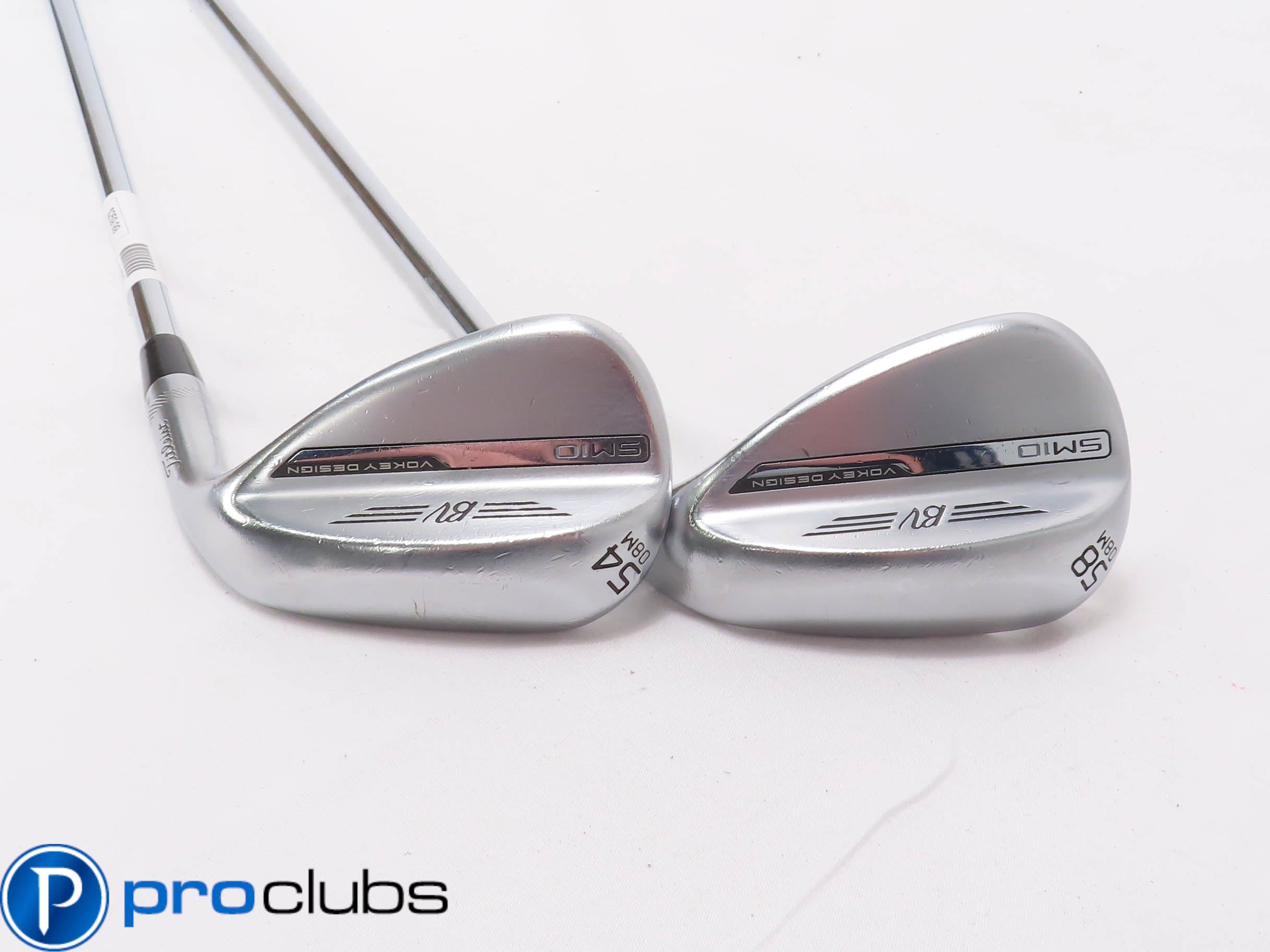 Titleist Vokey SM10 Chrome 54*,58* WEDGE SET Project X LZ 120g Stiff Flex 469477