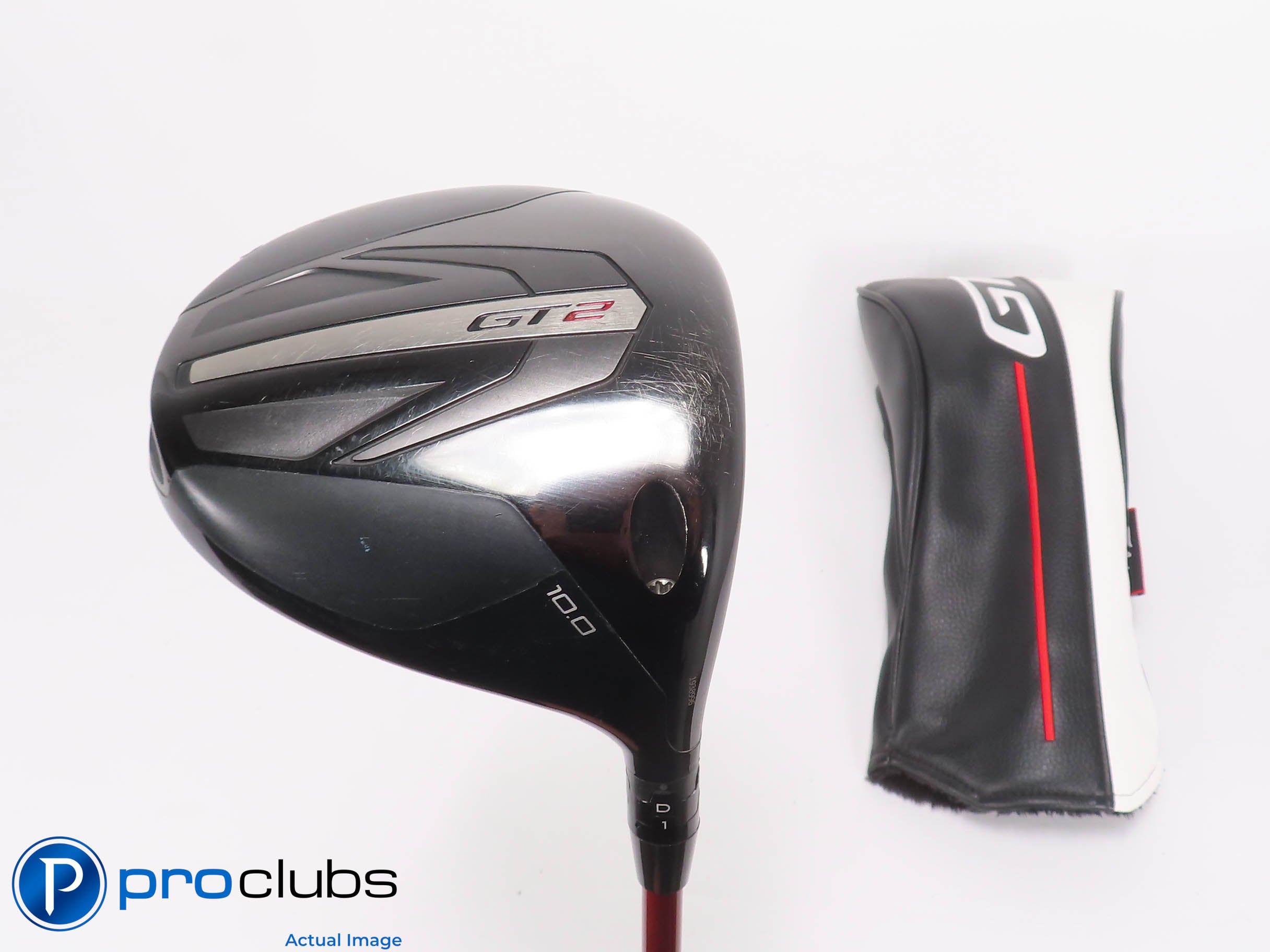 Titleist GT2 10* DRIVER w/Cover - Denali Red 50g 6.0 Stiff Flex 469469