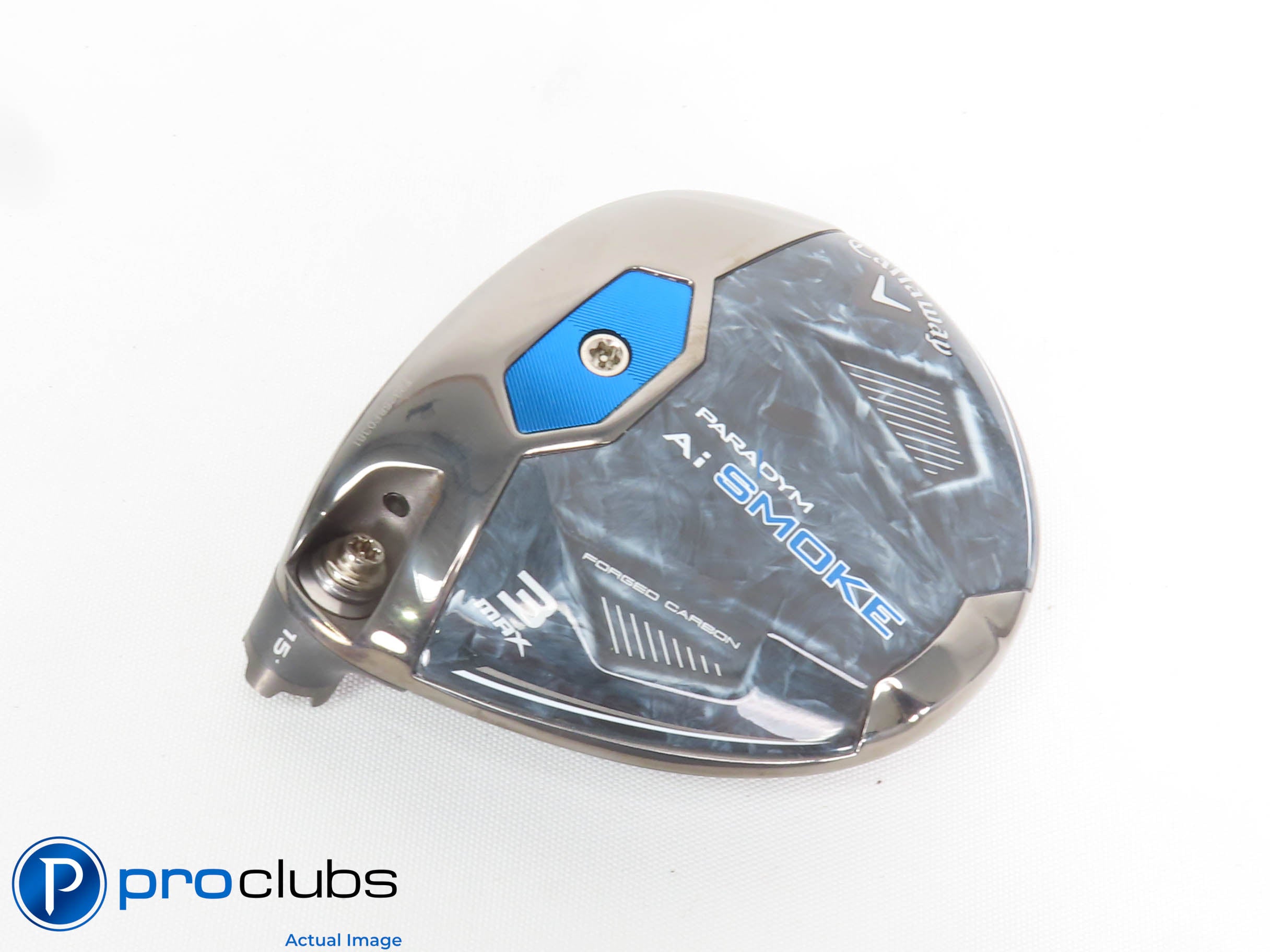 Nice! Left Handed Callaway PARADYM Ai Smoke MAX 15* 3 Wood - Head Only - 427437