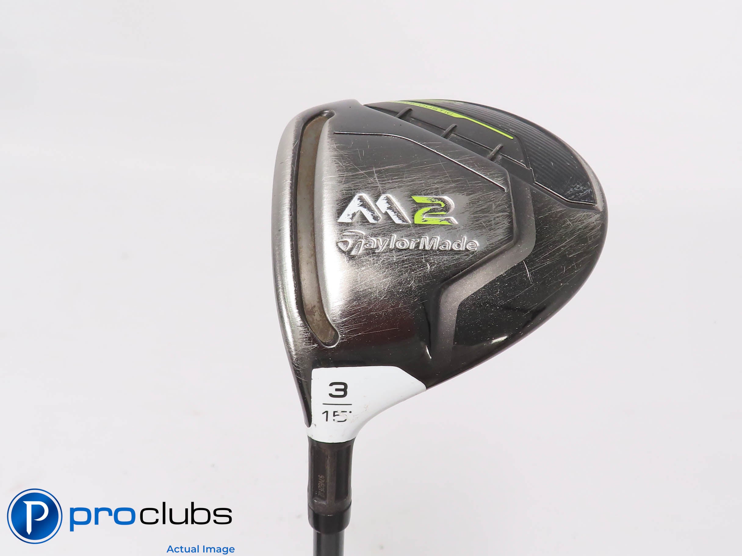 Left Handed TaylorMade 2017 M2 15* 3 Wood - TM M2 REAX 55g Regular Flex #466025