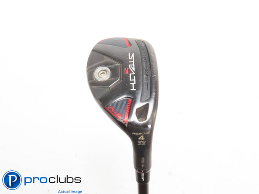 TaylorMade Stealth 2 Plus+ 22* 4 Hybrid - HZRDUS RDX Smoke 80g 6.0 Stiff #423594