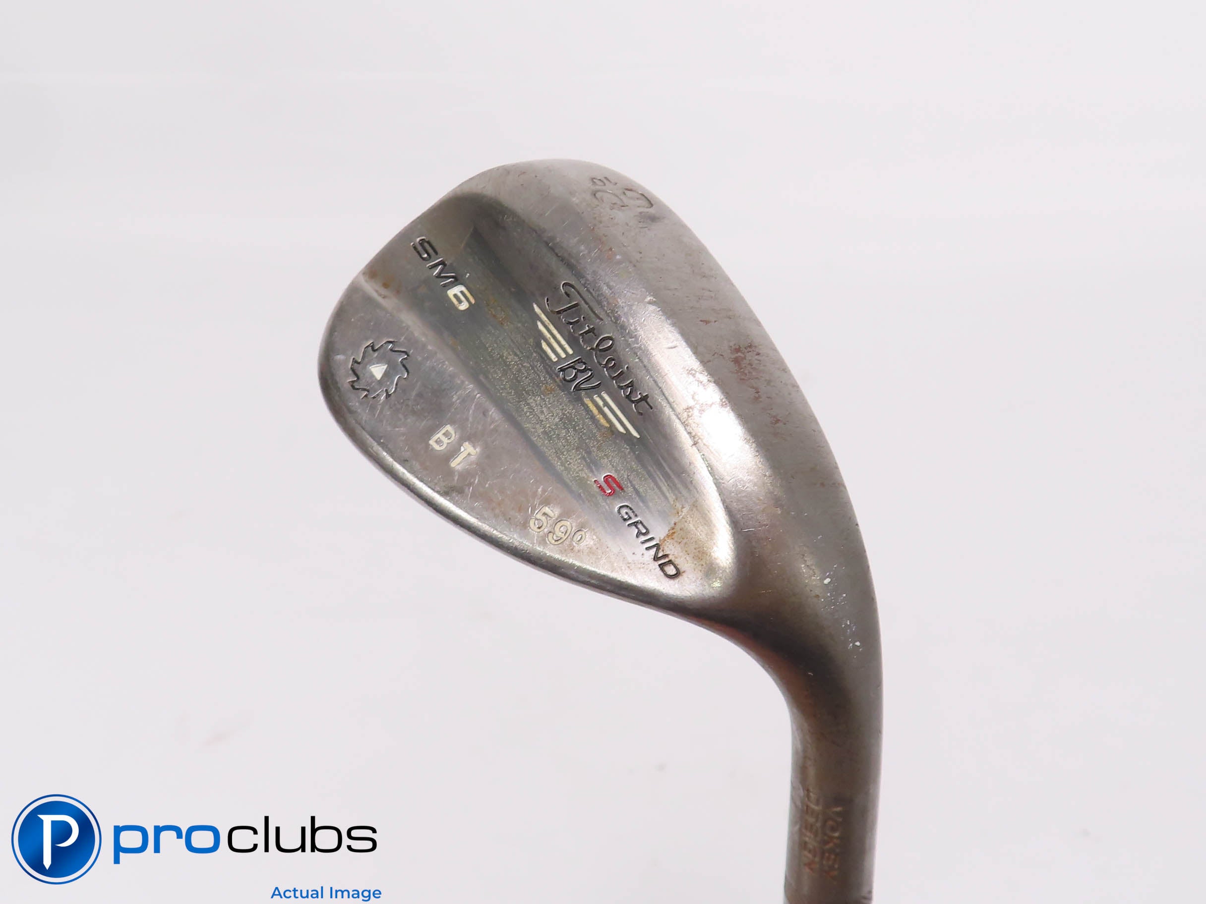 Tour Issue Titleist Vokey SM6 RAW 60*(10*) WEDGE S-Grind S400 Stiff Flex 466280