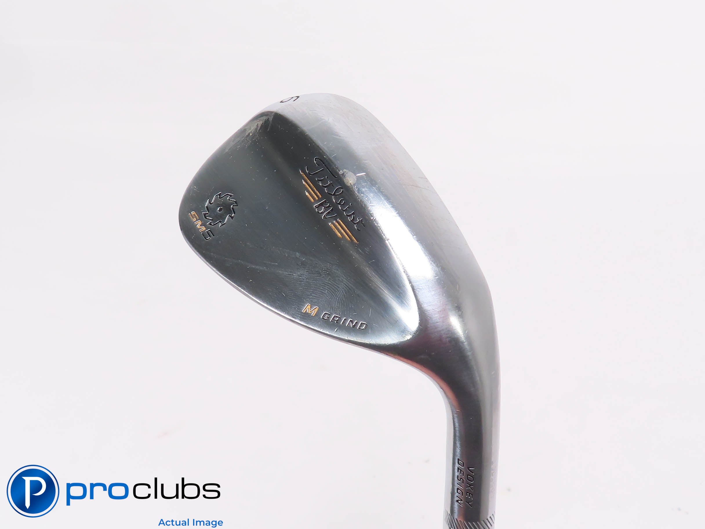 Titleist Vokey SM5 Chrome 56*(10*) WEDGE M-Grind - Vokey Wedge Flex Steel 466259