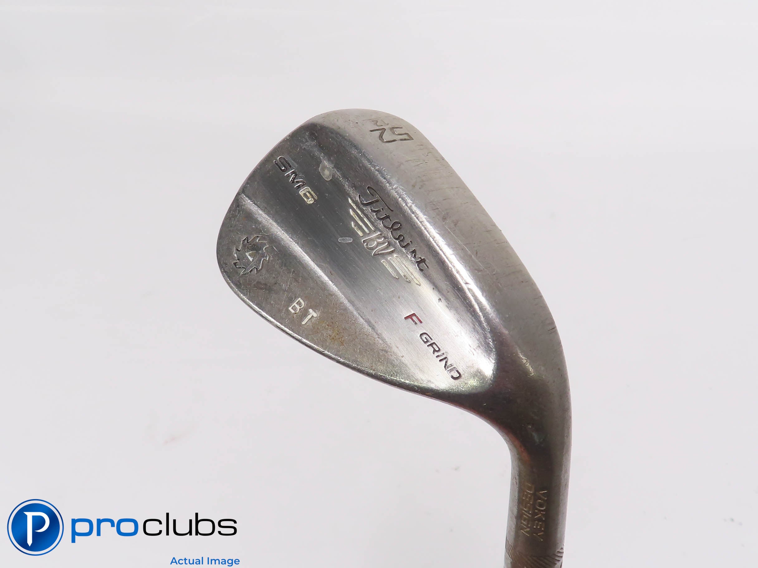 Tour Issue! Titleist Vokey SM6 RAW 52*(12*) Wedge F-Grind - DG S400 Stiff 466273