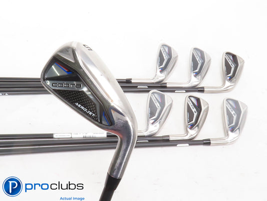 Mint Cobra AEROJET 5-PW,GW IRON SET -KBS PGI65 Senior Flex Graphite -1/2" 422848