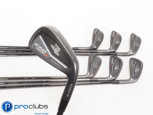 Cobra '21 KING CB/MB Black 4-PW Combo IRON SET - KBS $Taper 130 X-Flex 423260