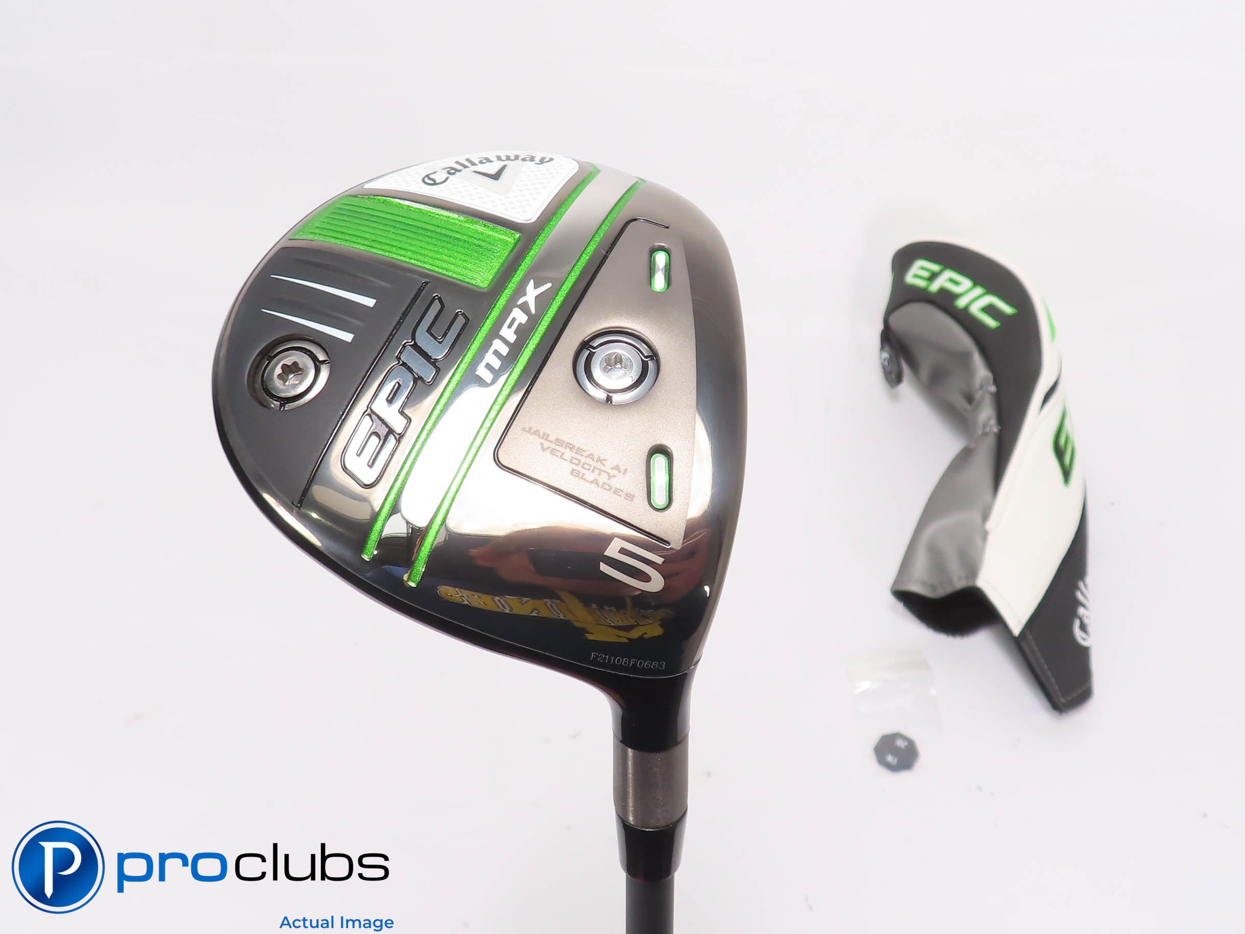 New! Callaway Epic MAX 5 Wood w/HC - HZRDUS Smoke iM10 70g Stiff Flex - 466604