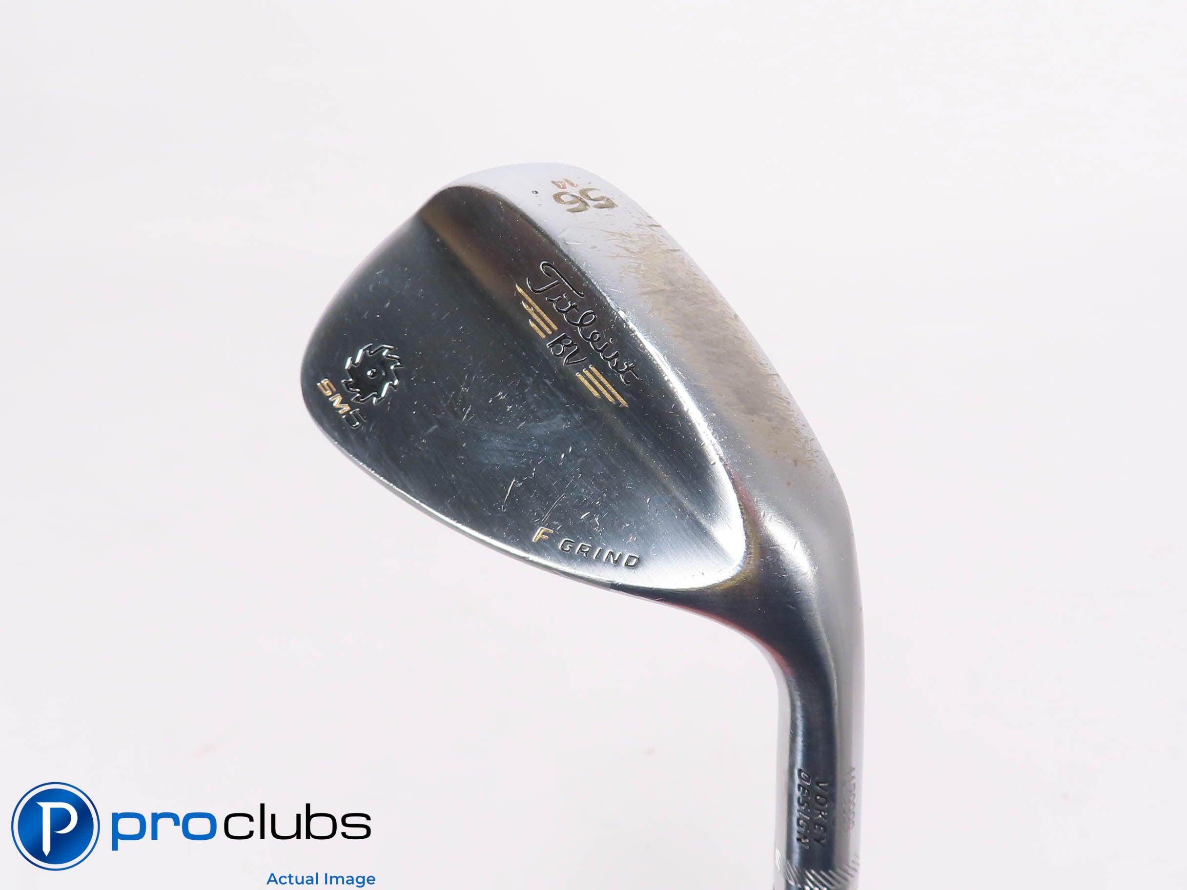 Titleist Vokey SM5 56*(14*) Chrome Wedge F-Grind - Vokey Wedge Flex #466257
