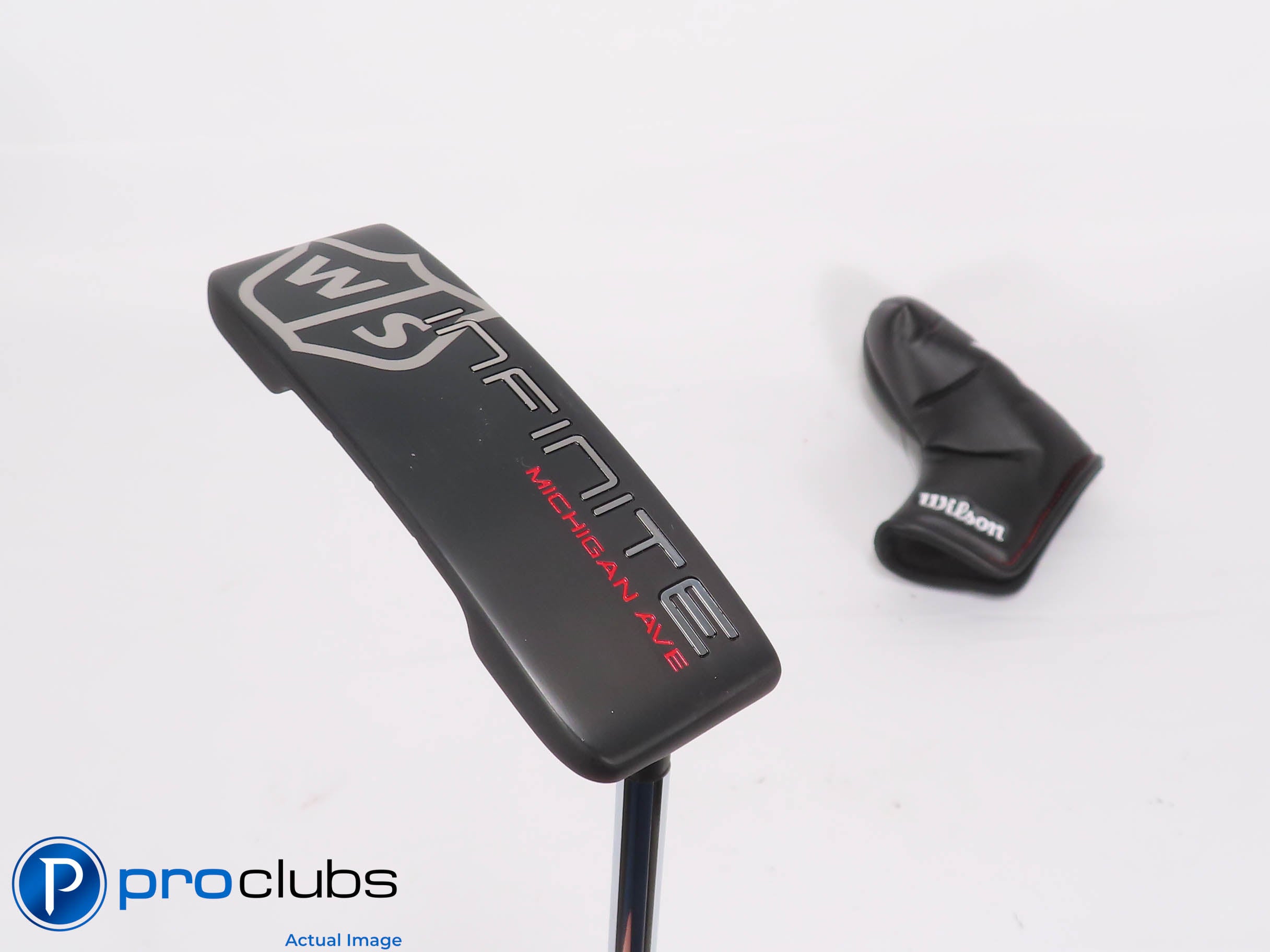 Excellent! Wilson Infinite MICHIGAN AVE 35" Putter w/Cover #466215