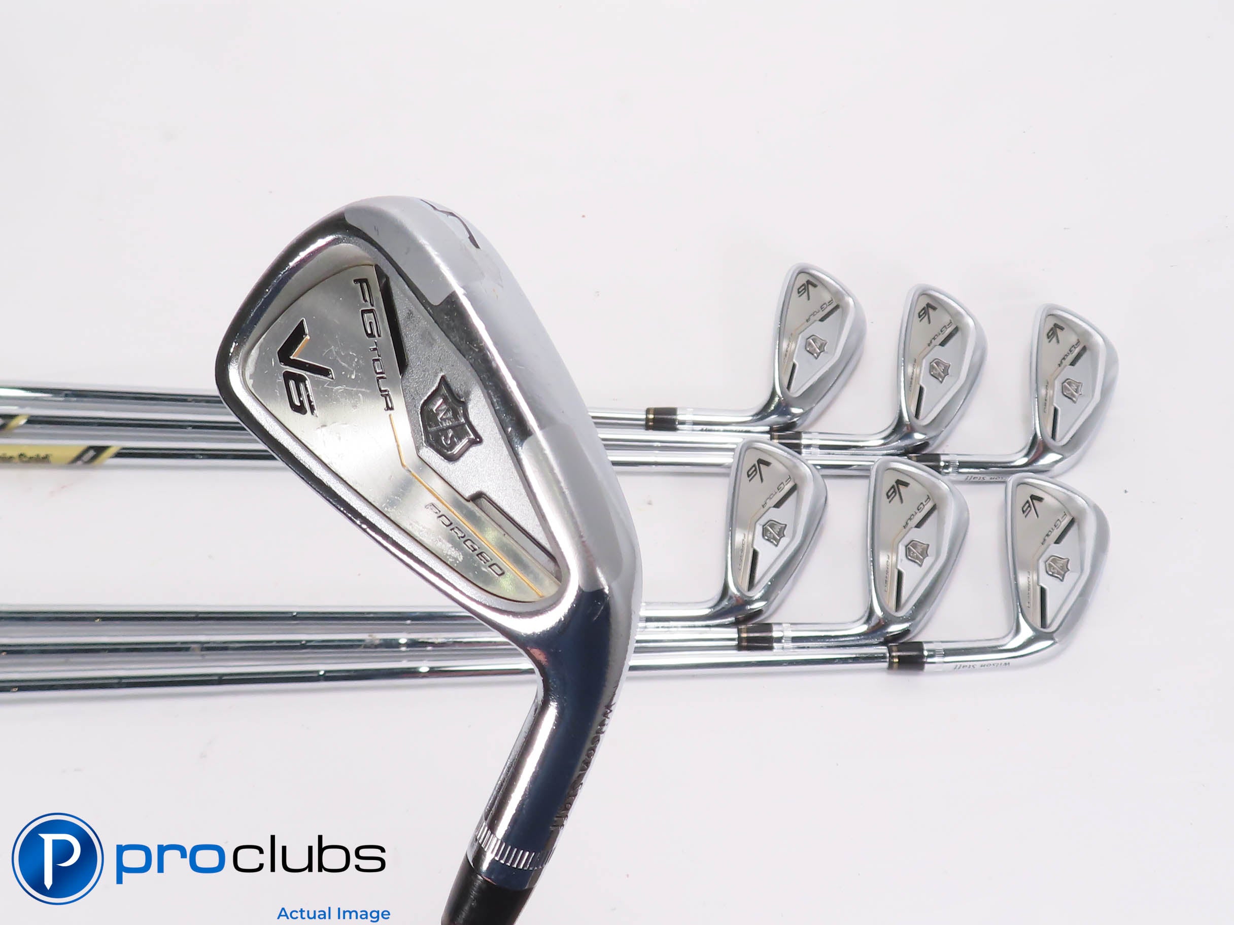 Wilson Staff FG Tour V6 4-PW IRON SET - DG TI X100 X-Flex Steel +1/4" 466687