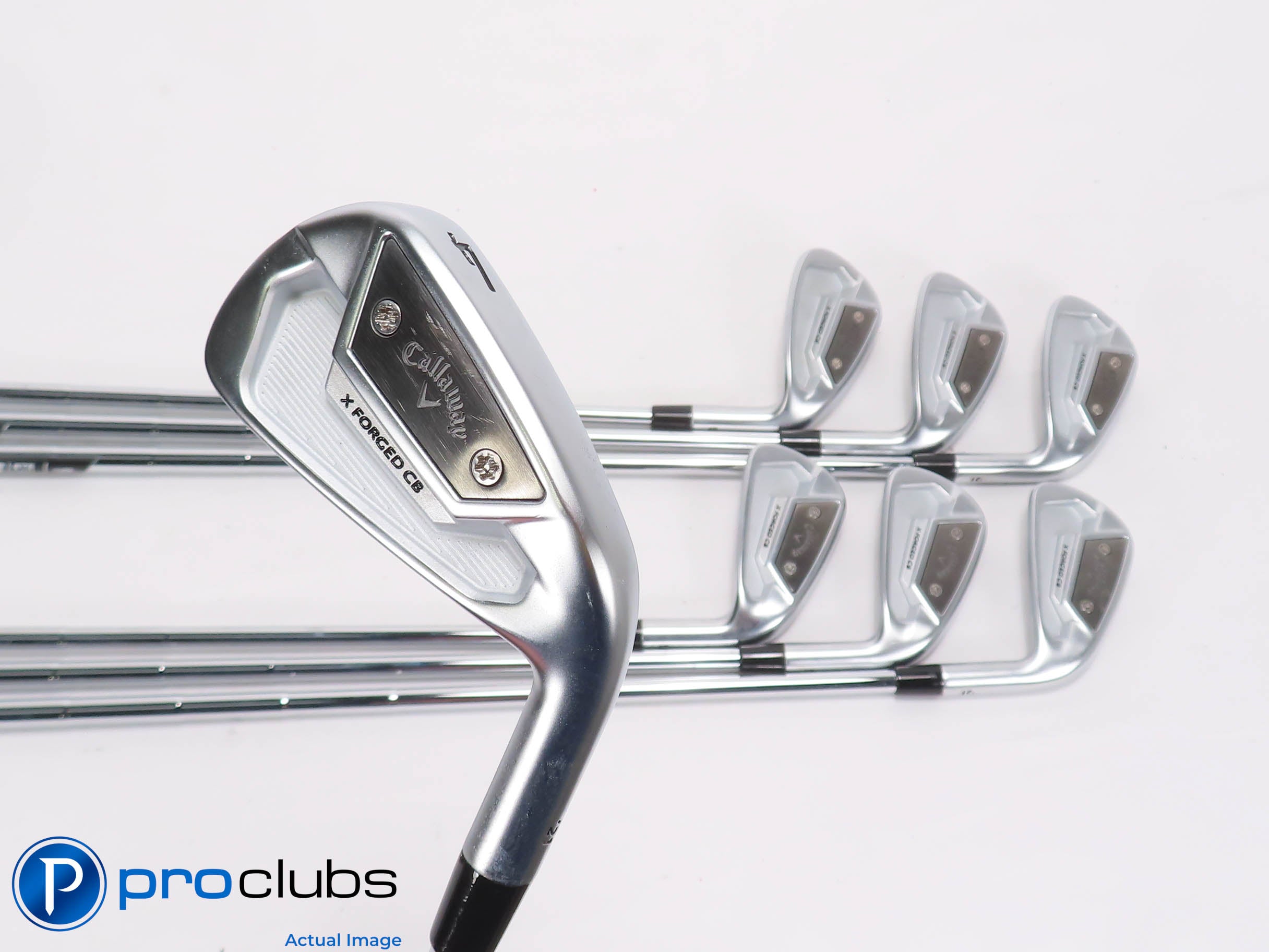 Mint Callaway '21 X-Forged CB 4-PW IRON SET Elevate 115 Stiff Flex Steel 466608