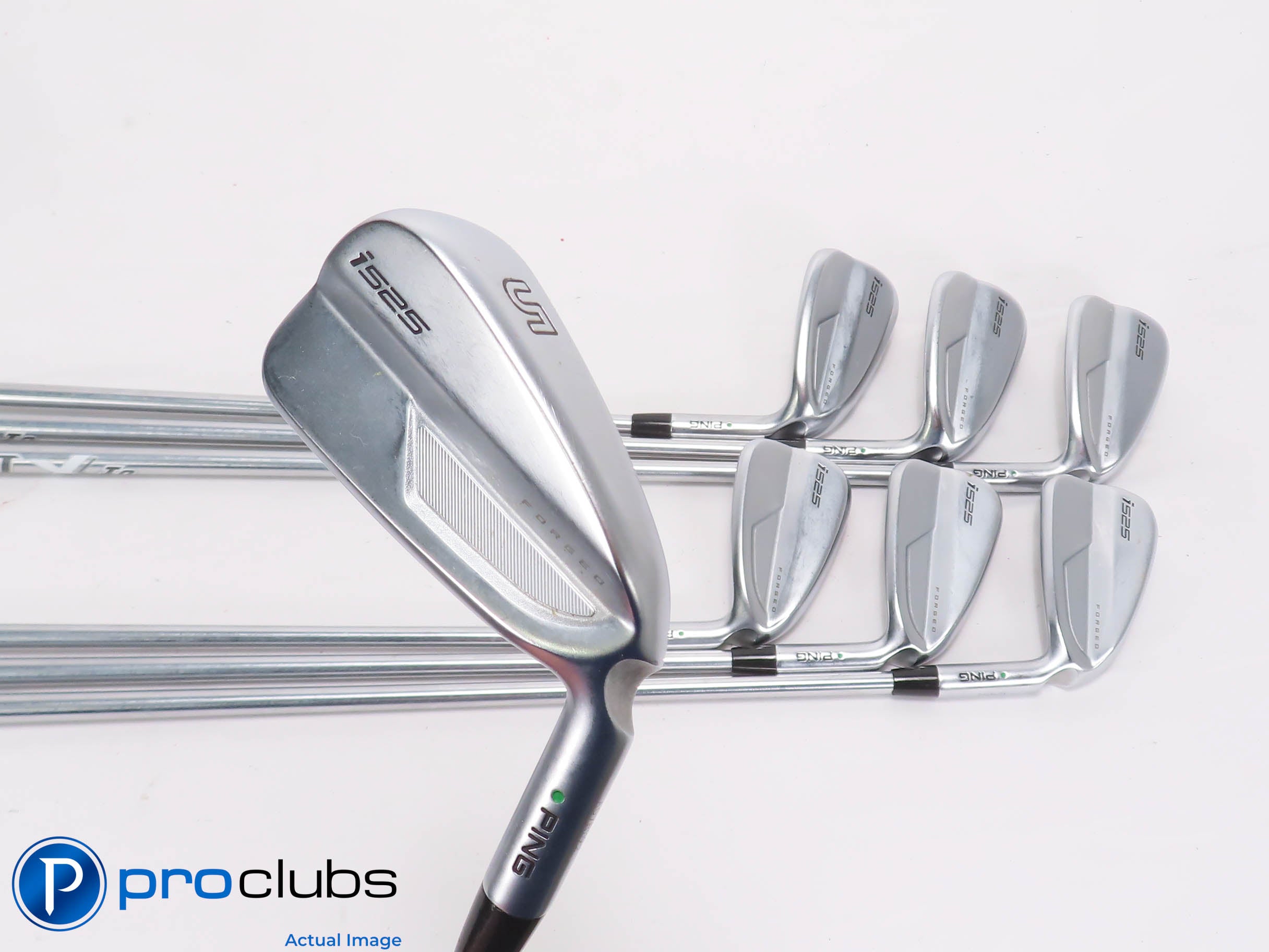 Ping i525 5-PW,UW IRON SET Green Dot - ProjectX IO Stiff Flex Steel +1/4" 466609