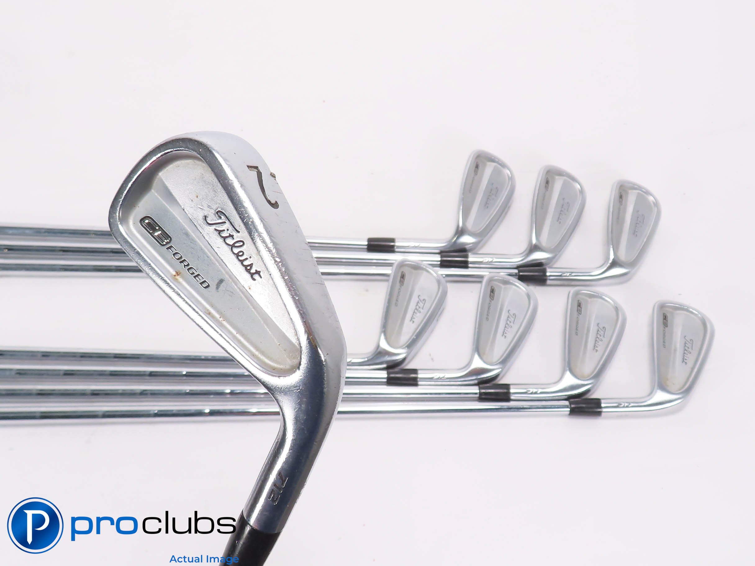 Titleist 712 CB 2,4-PW IRON SET - KBS Tour Stiff Flex Steel 466590