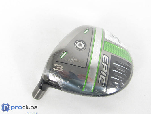 New! Left Handed Callaway 21' Epic Speed 15* 3 Wood - Head Only - 300110