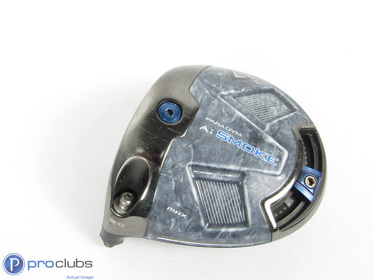 Left Handed! Callaway Paradym Ai Smoke MAX 9* Driver - Head Only - 424183