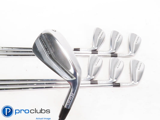 Nice Cobra '23 KING Forged Tec 4-PW IRON SET - KBS 120 Stiff Flex +1/4" 422838