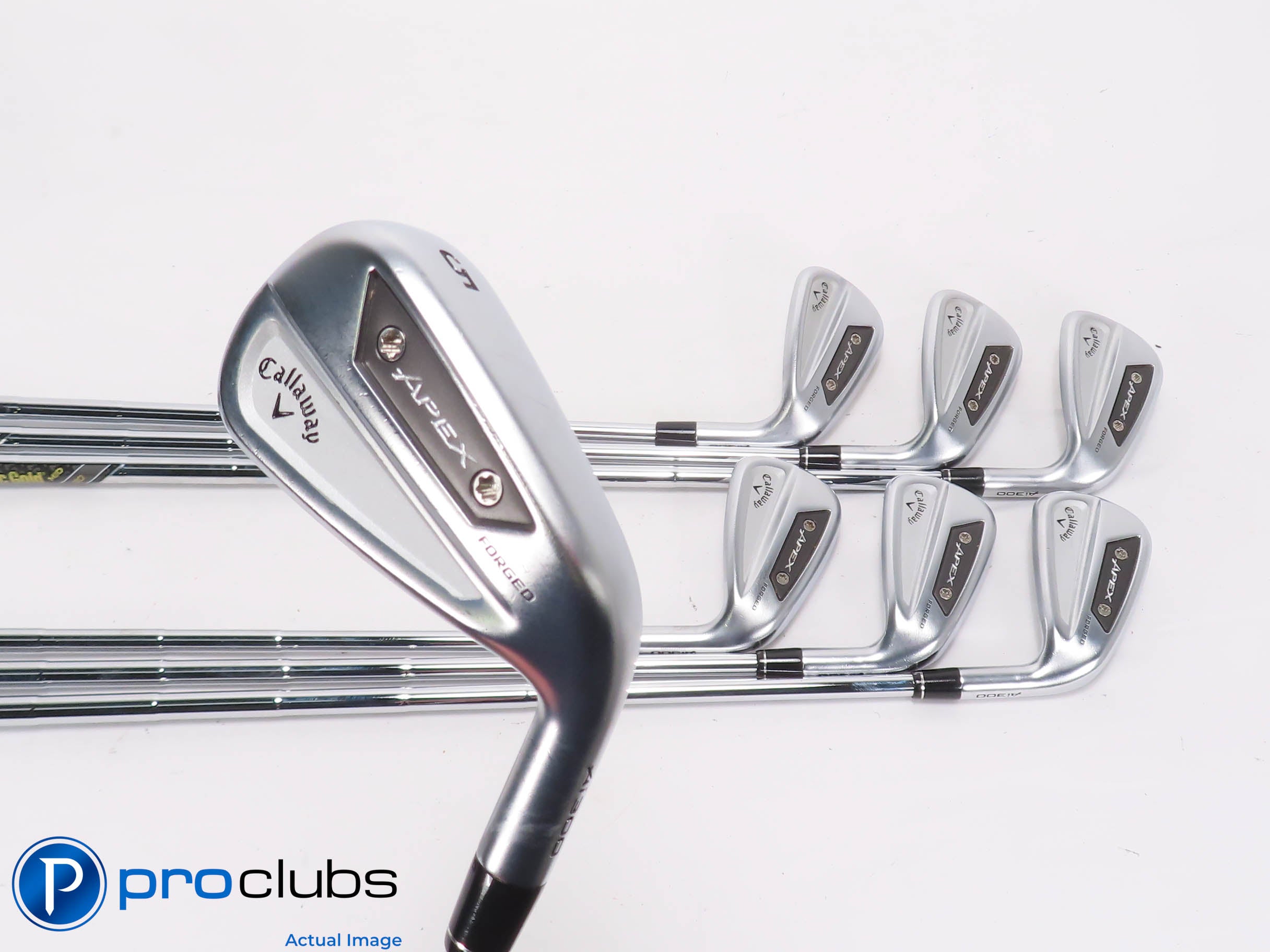 Callaway '24 APEX Ai300 5-PW,AW IRON SET - DG MID90 S300 Stiff Flex Steel 465725