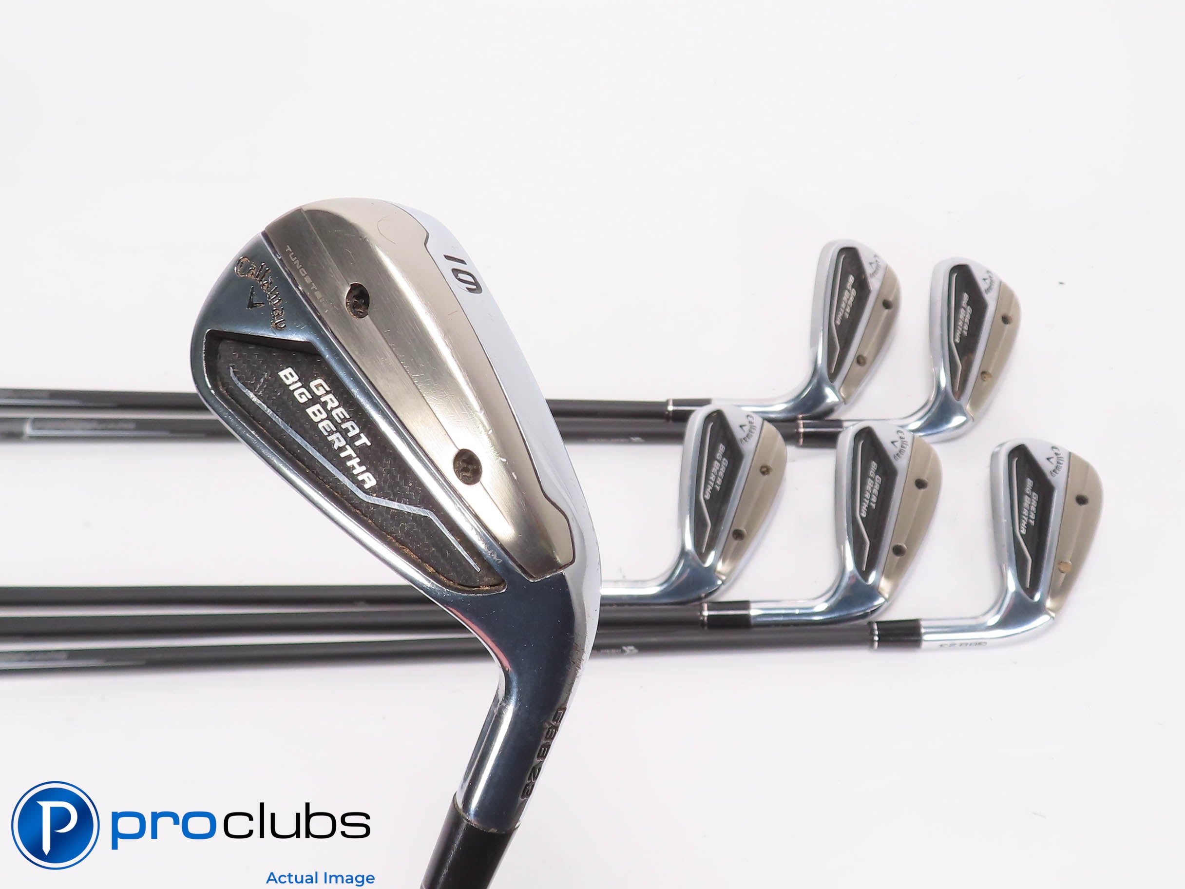 Nice Callaway '23 GREAT BIG BERTHA 6-PW,AW IRON SET MMT Senior Flex +1/2" 465435